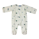 Jacadi Paris White Fleece Lined Onesie, Size 000