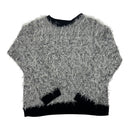 Black, White Knit Jumper, Size 10-11