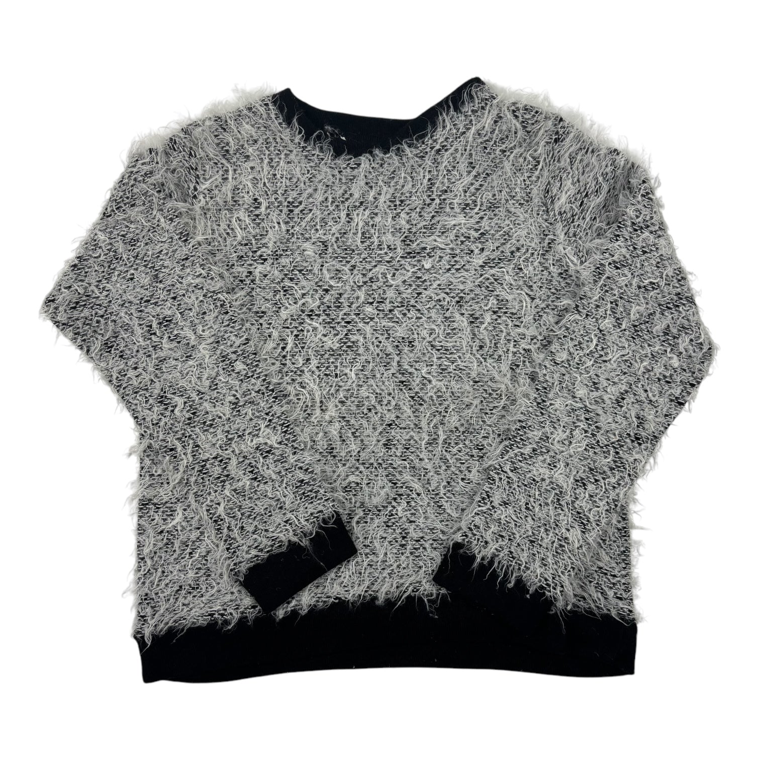 Black, White Knit Jumper, Size 10-11