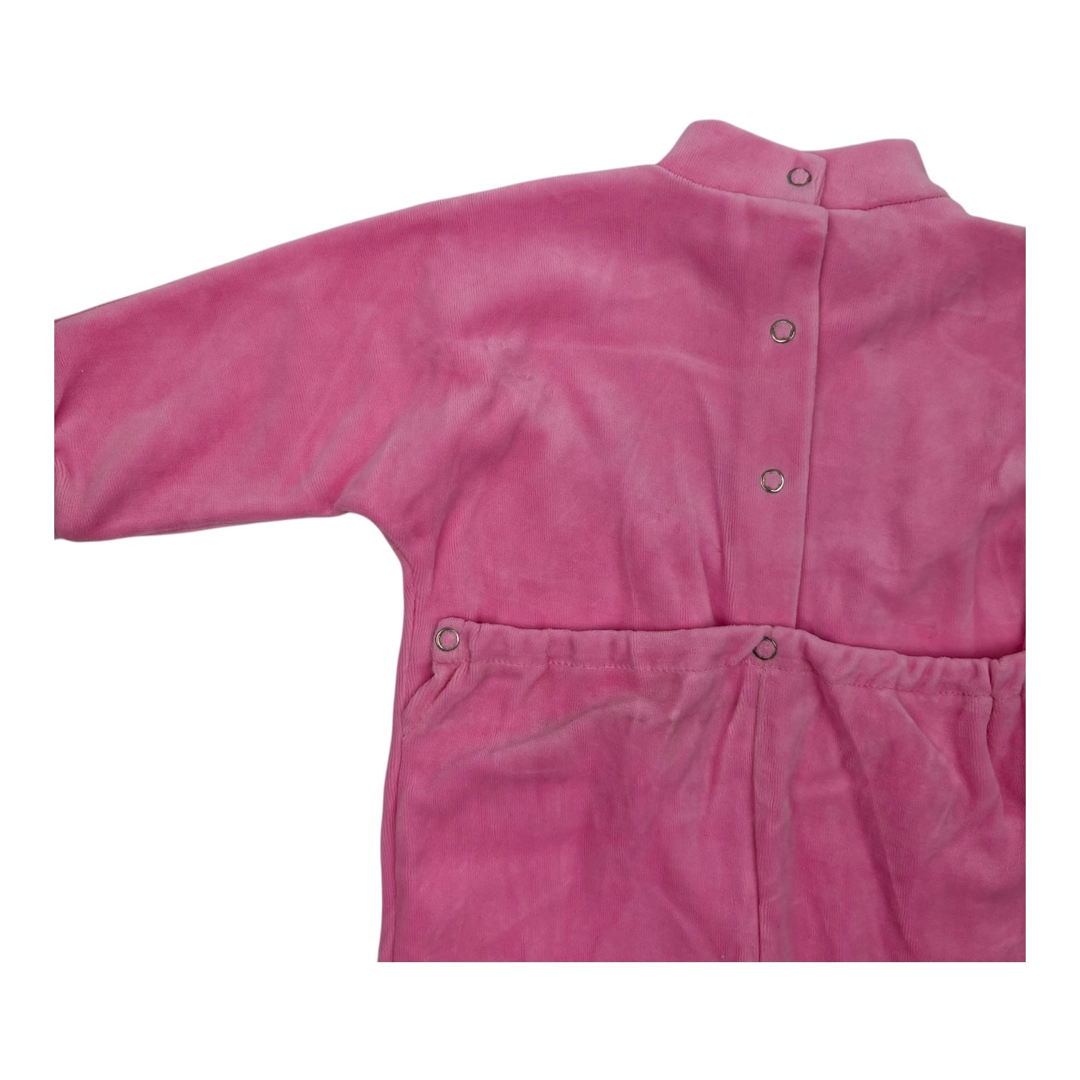 Vintage Velour Pink Onesie, Size 0