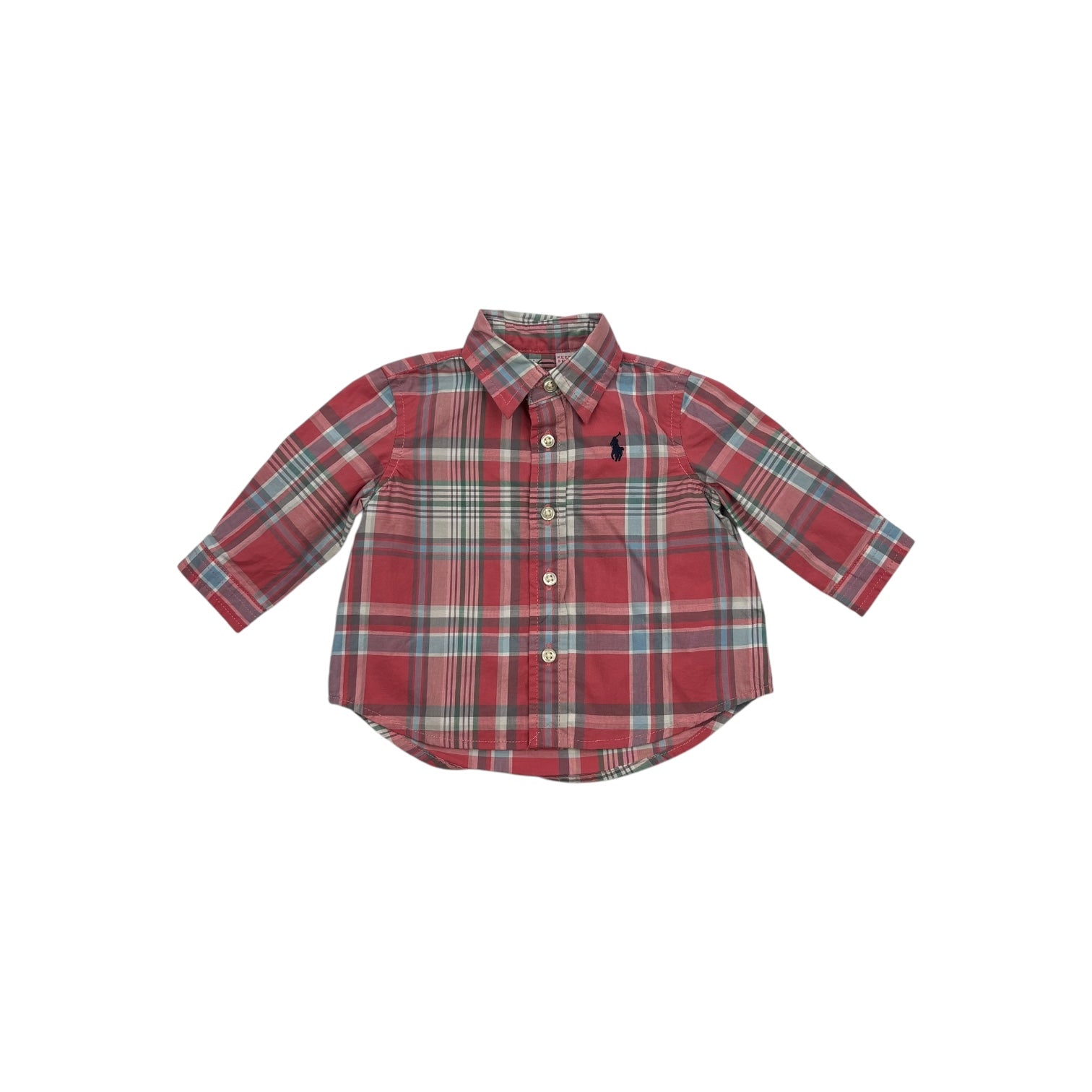 Ralph Lauren Plaid Shirt, Size 000