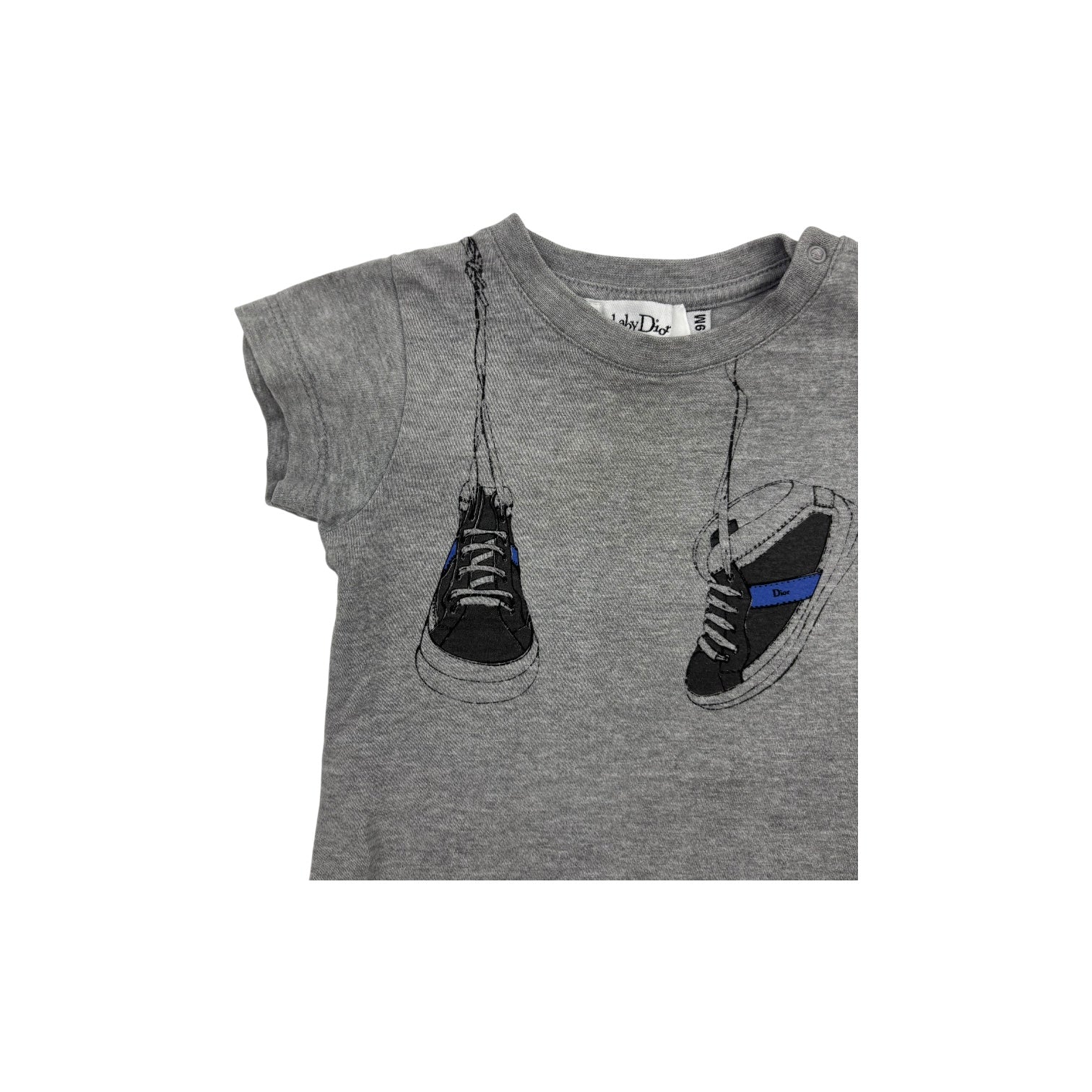 Baby Dior Grey T-Shirt, Size 0