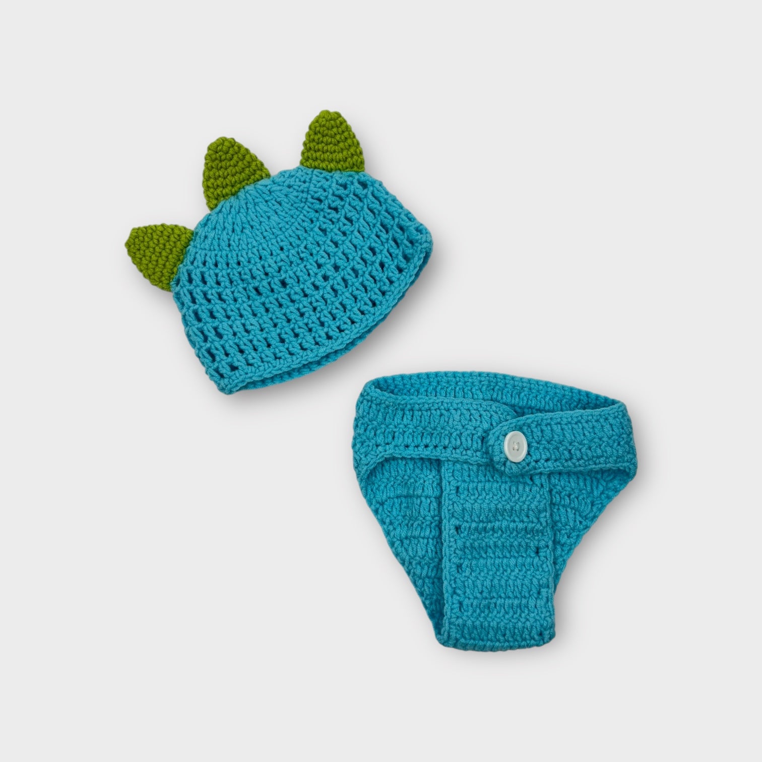 Baby Dinosaur Knit Set, Size 00