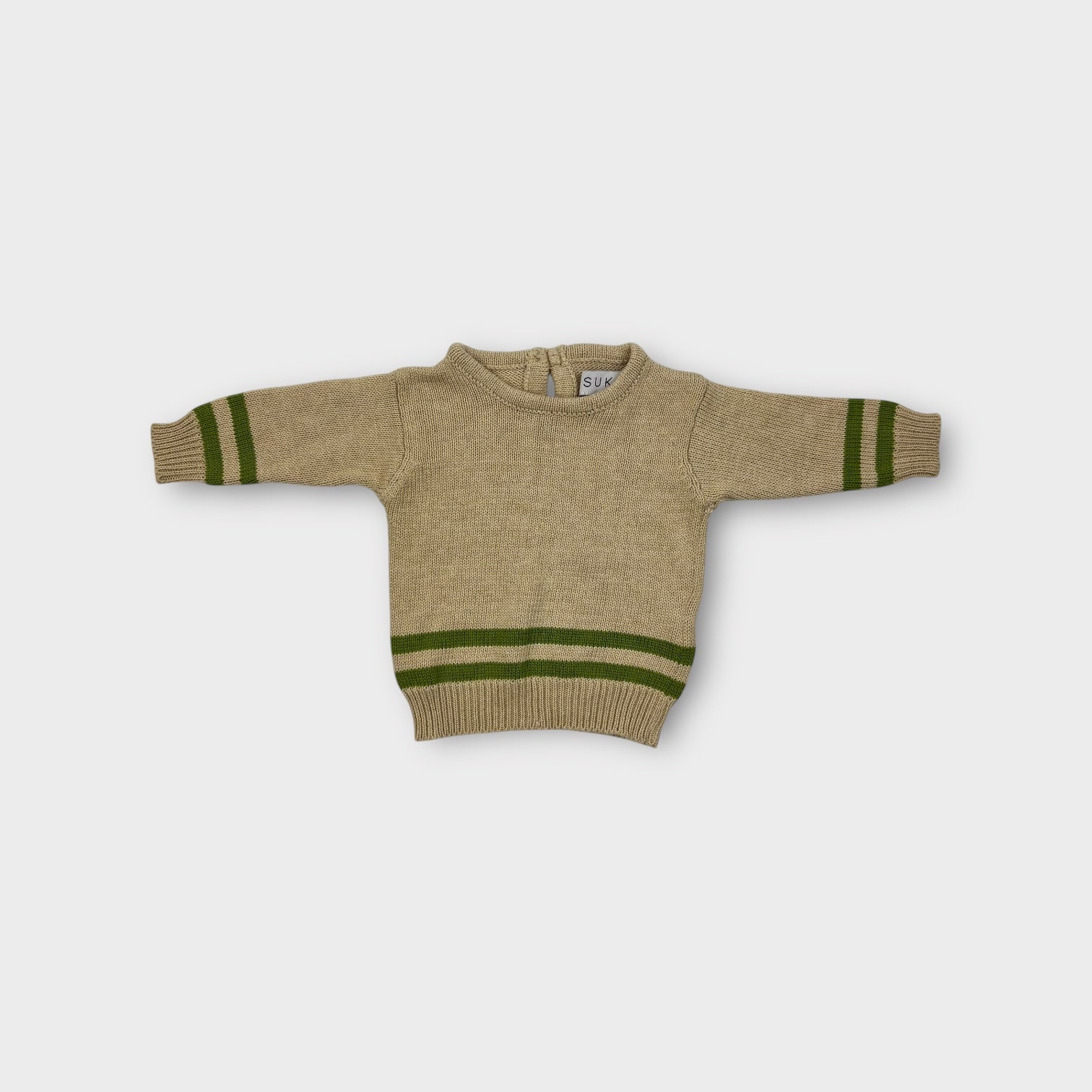 Sukoo Beige Knit Jumper, Size 000