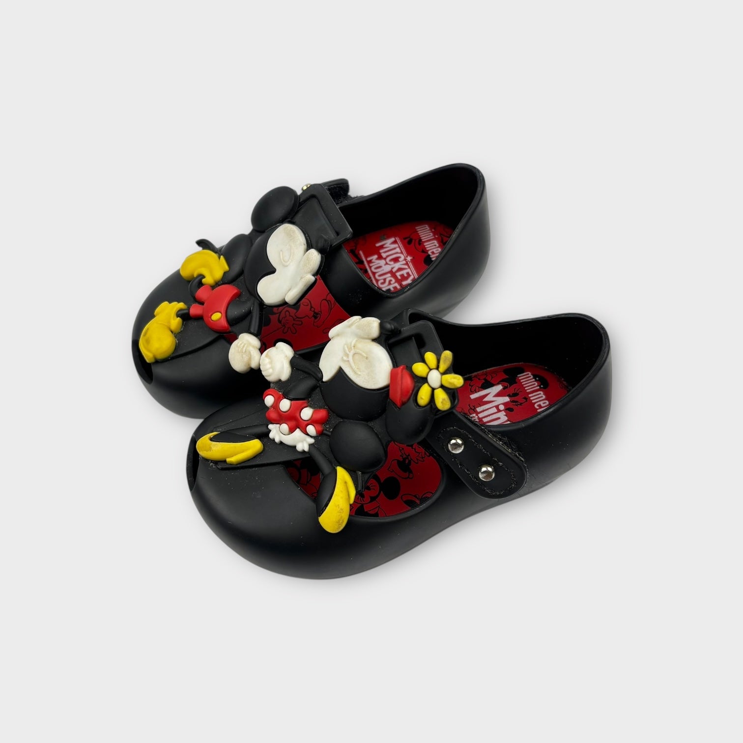 Mini Melisa Black Disney Shoes, Size EU 19