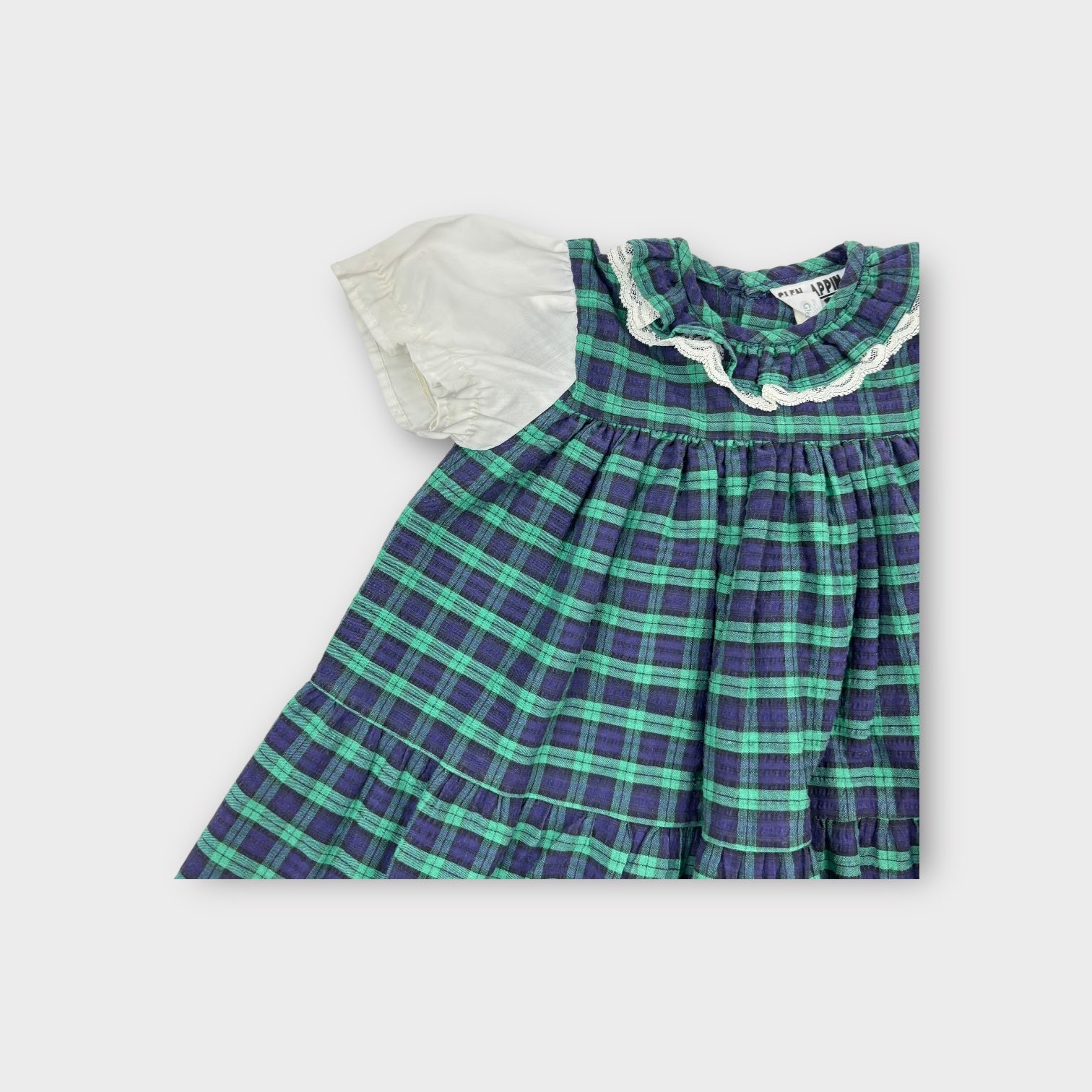 Vintage Tartan Dress, Size 00