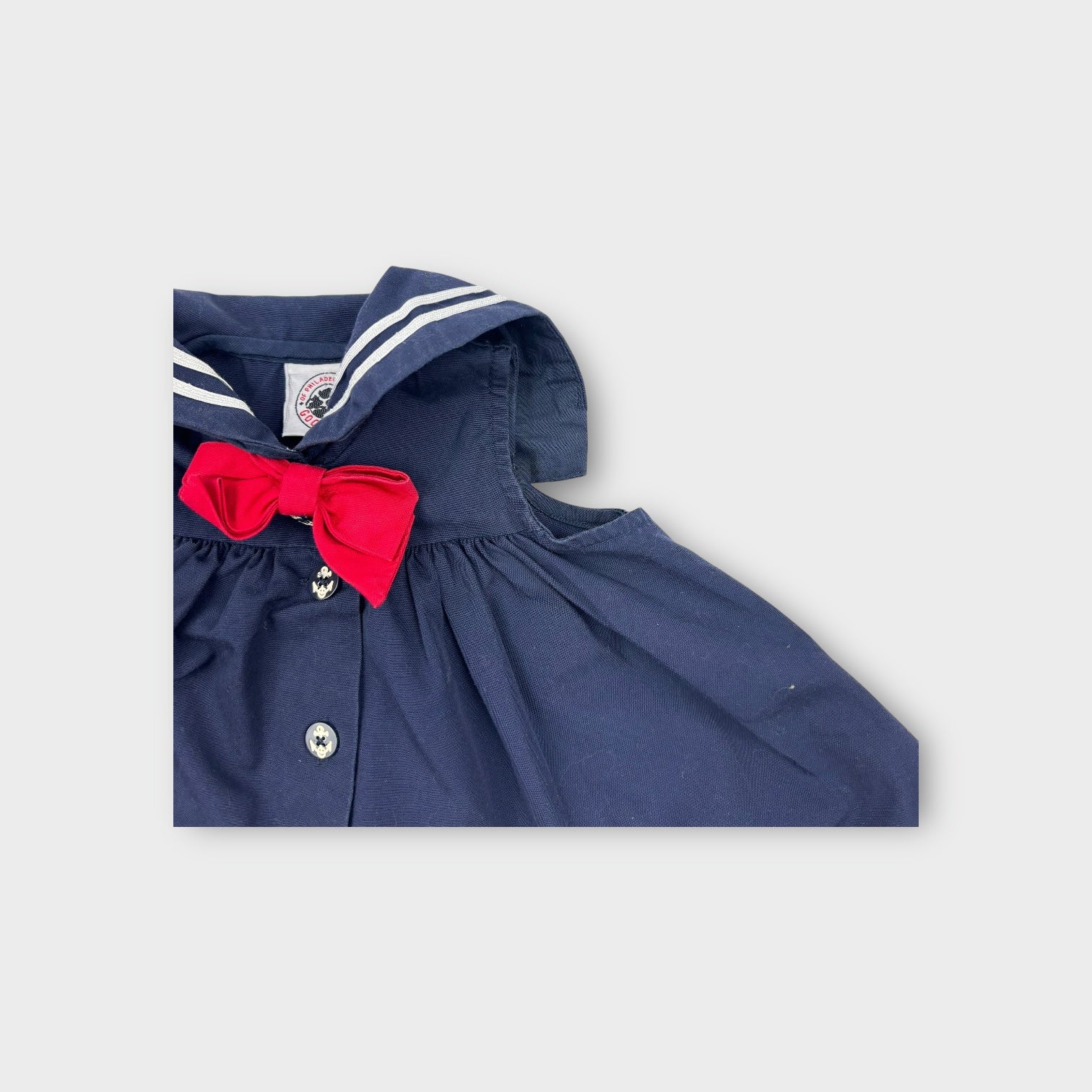 Vintage Sailor Dress, Size 00