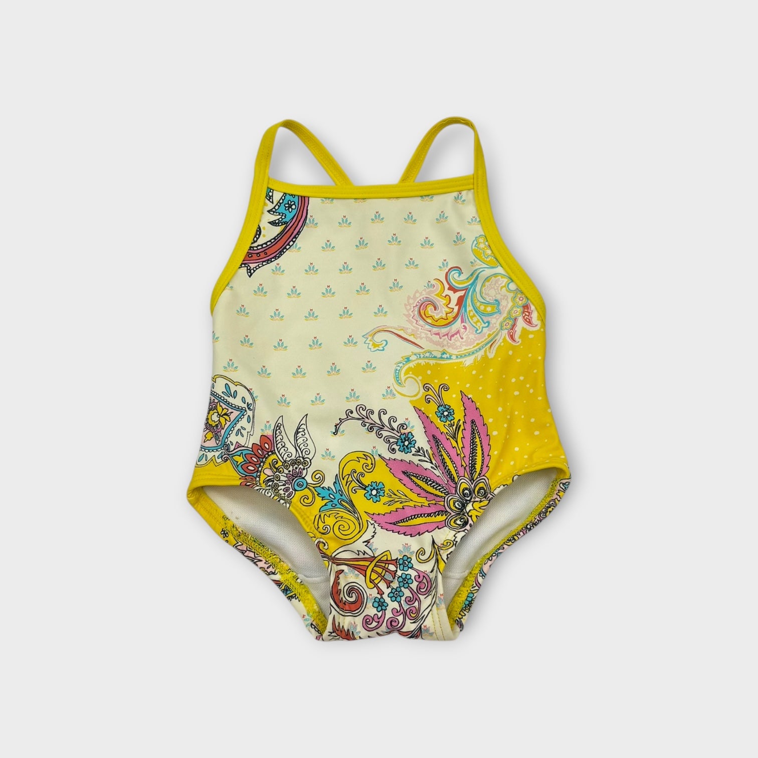 Country Road Yellow Swimsuit, Size 000