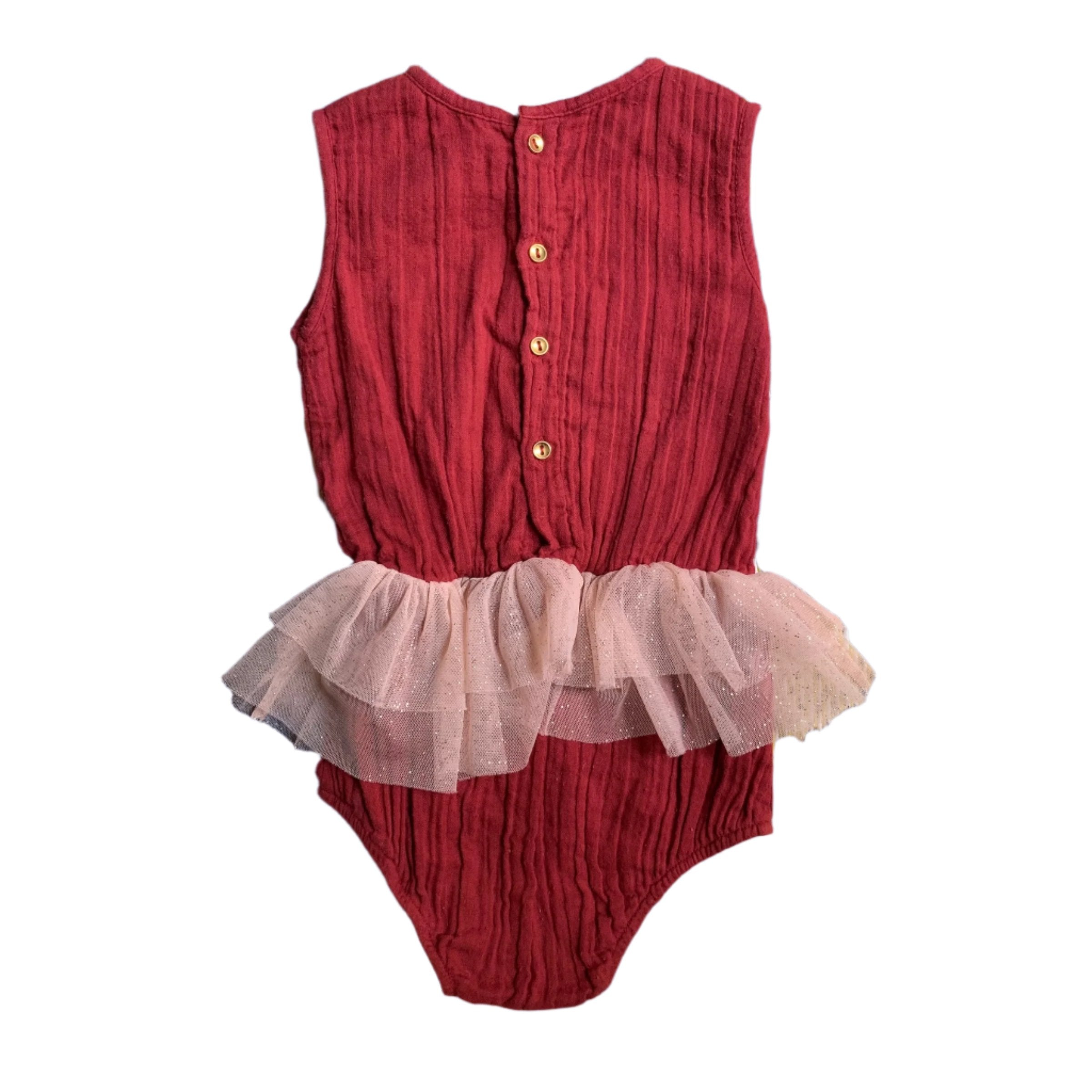 Bella & Lace Romper, Size 1