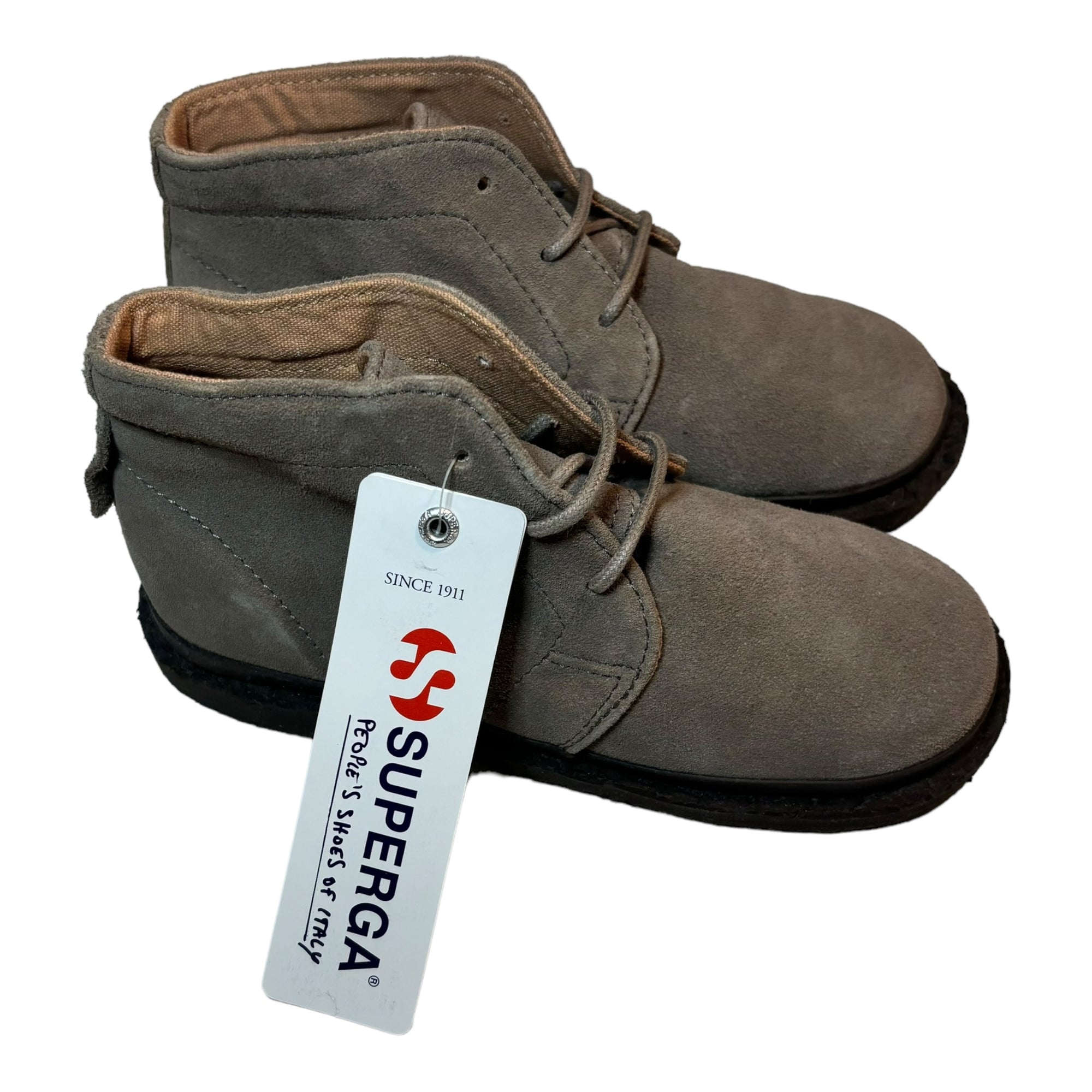 Superga Sand Suede Boots, Size EUR 30