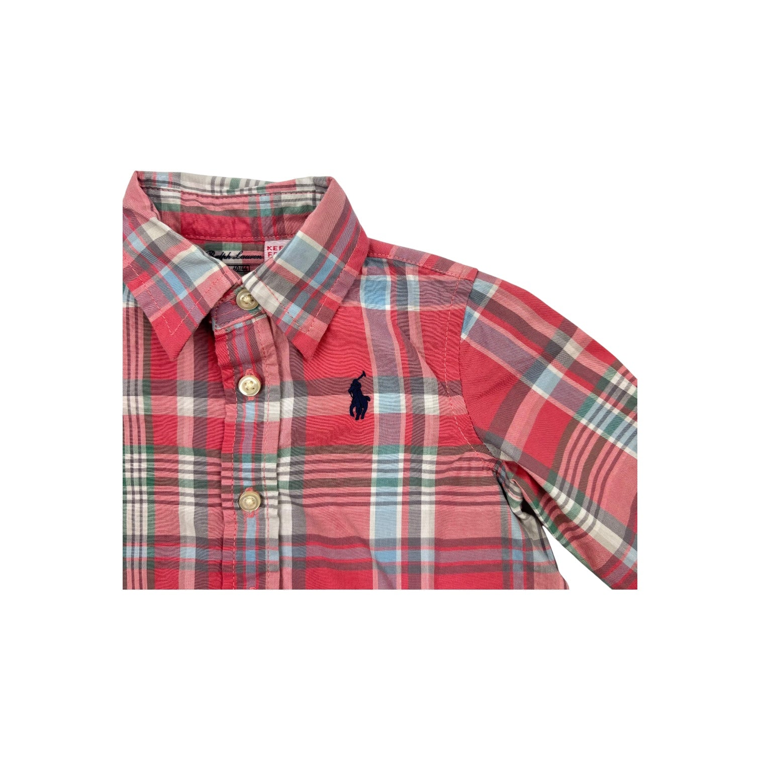 Ralph Lauren Plaid Shirt, Size 000