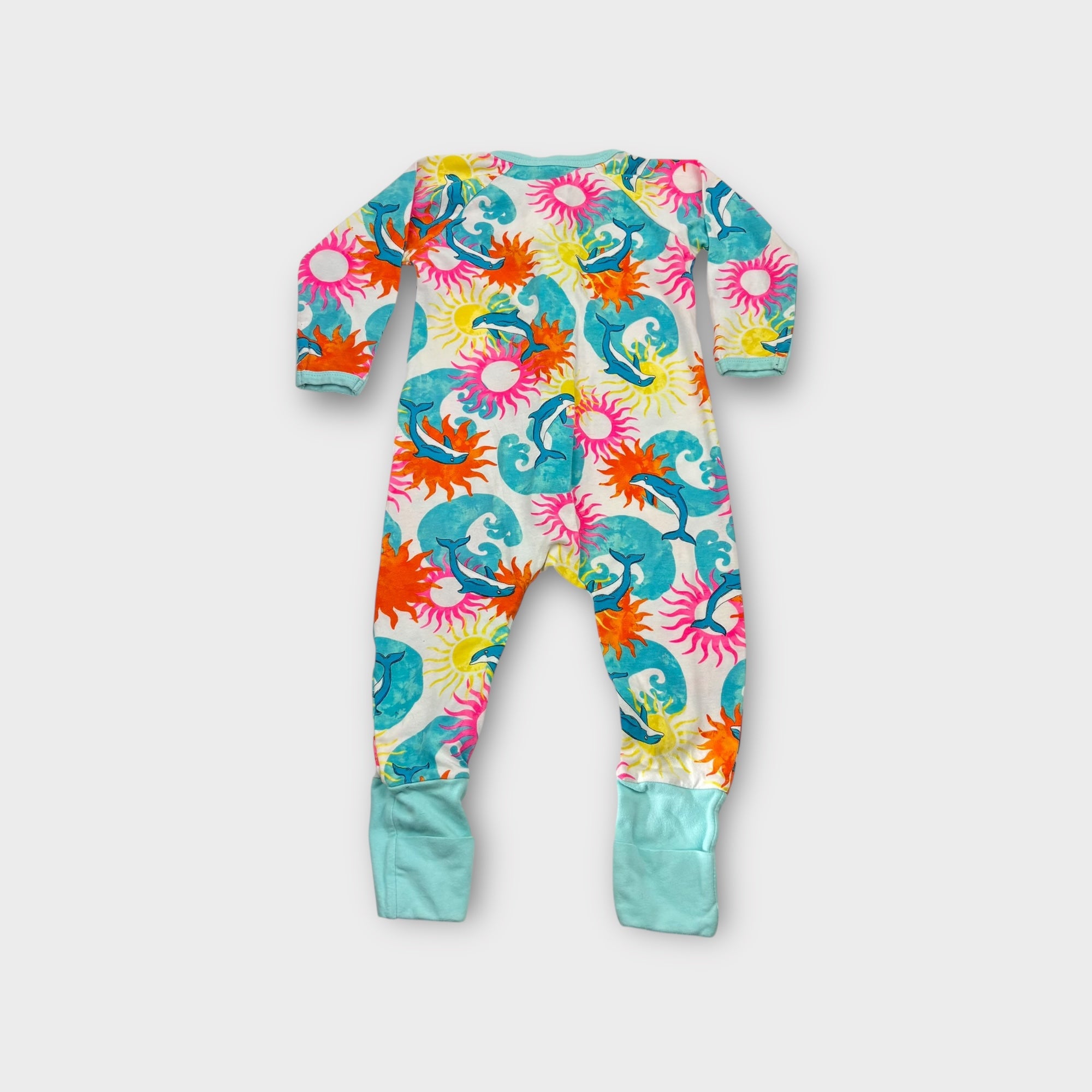 Bonds Dolphin Print Onesie, Size 0