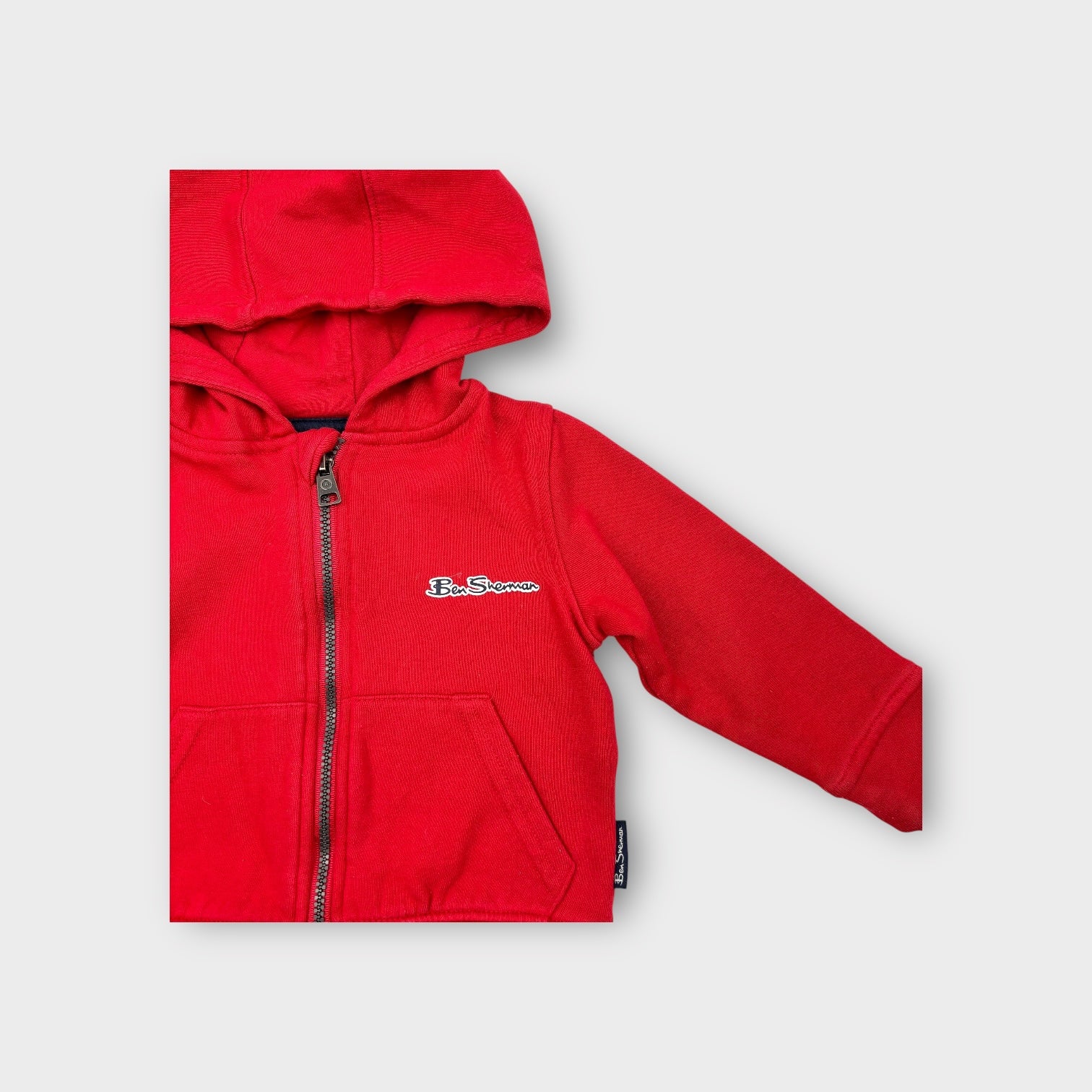 Ben Sherman Red Zip Jacket, Size 0
