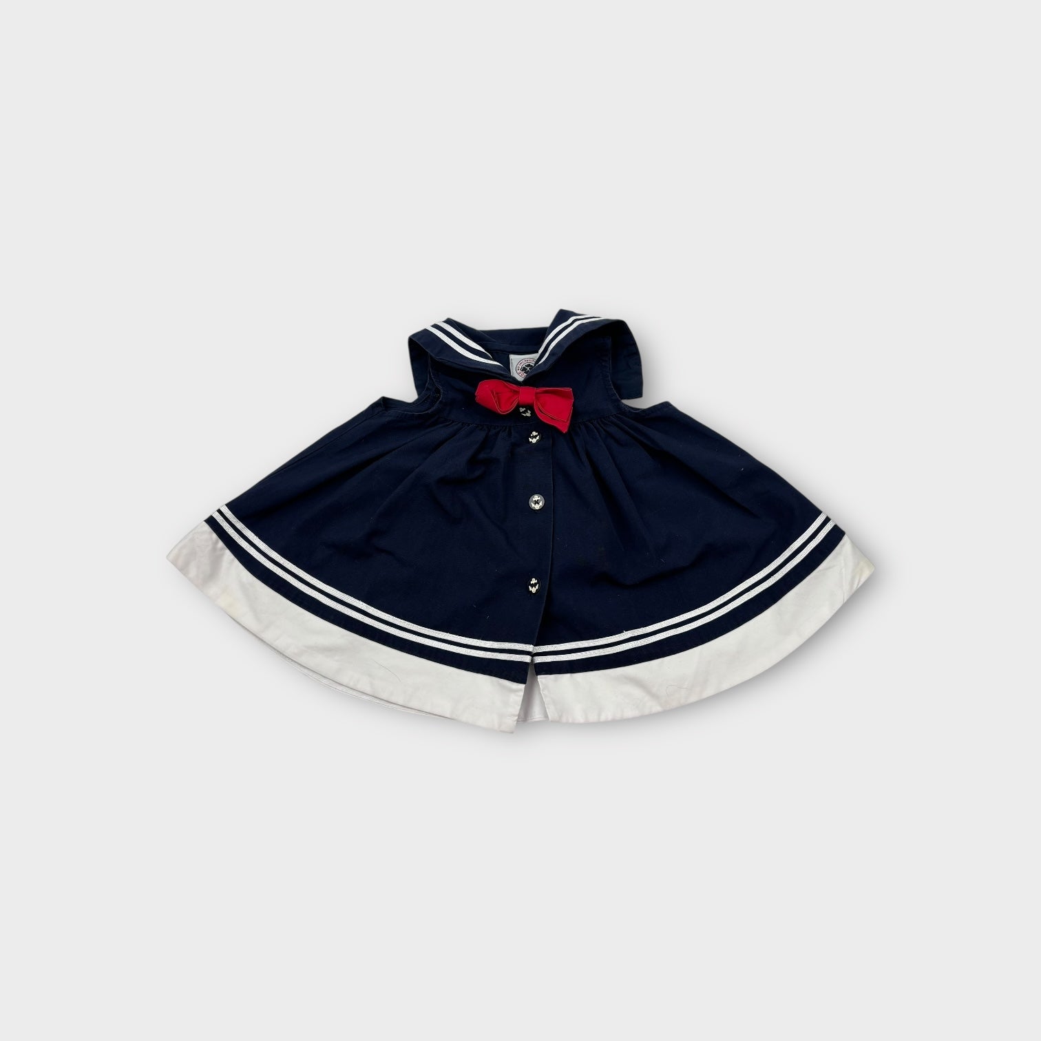 Vintage Sailor Dress, Size 00