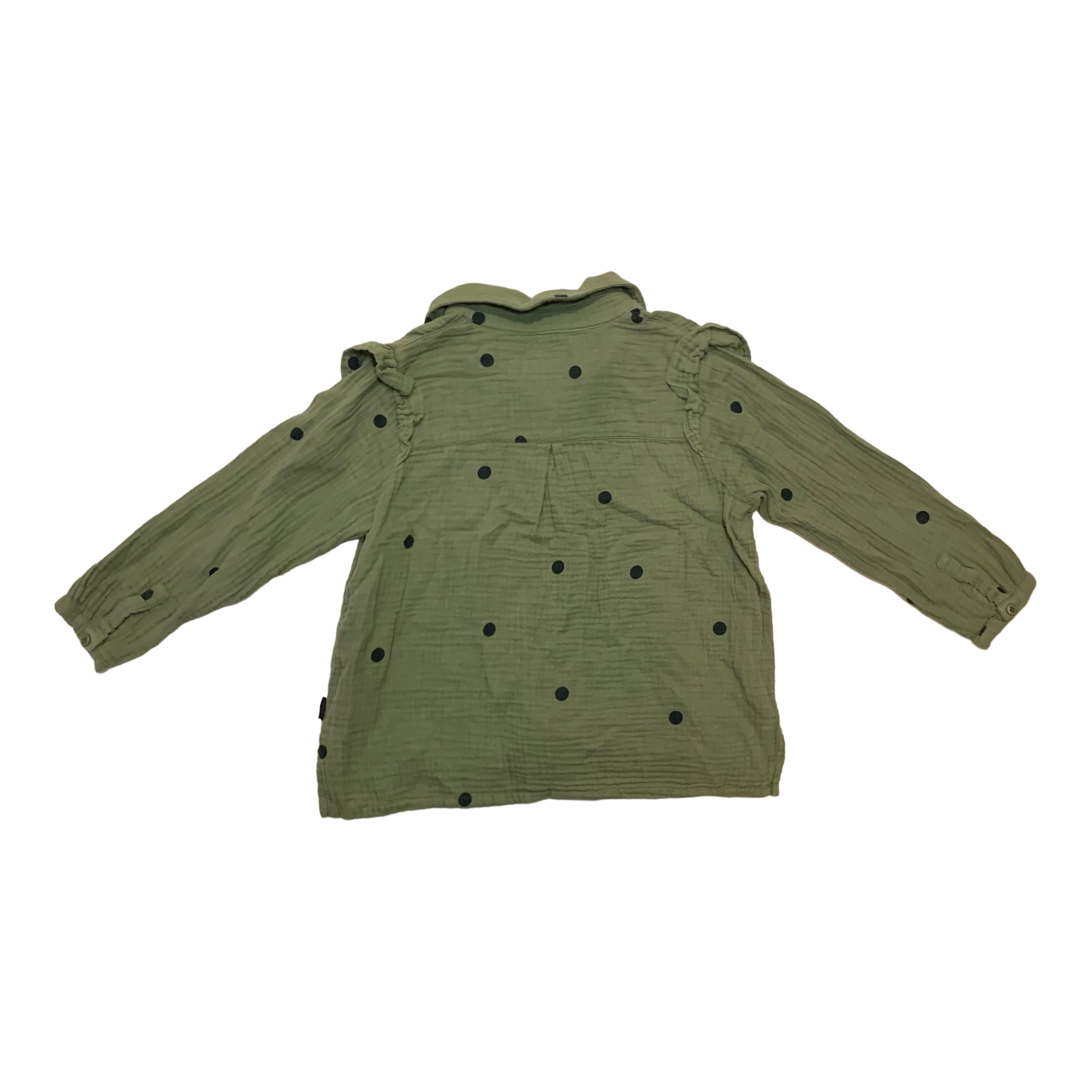 Tiny Cottons Polkadot Shirt, Size 6