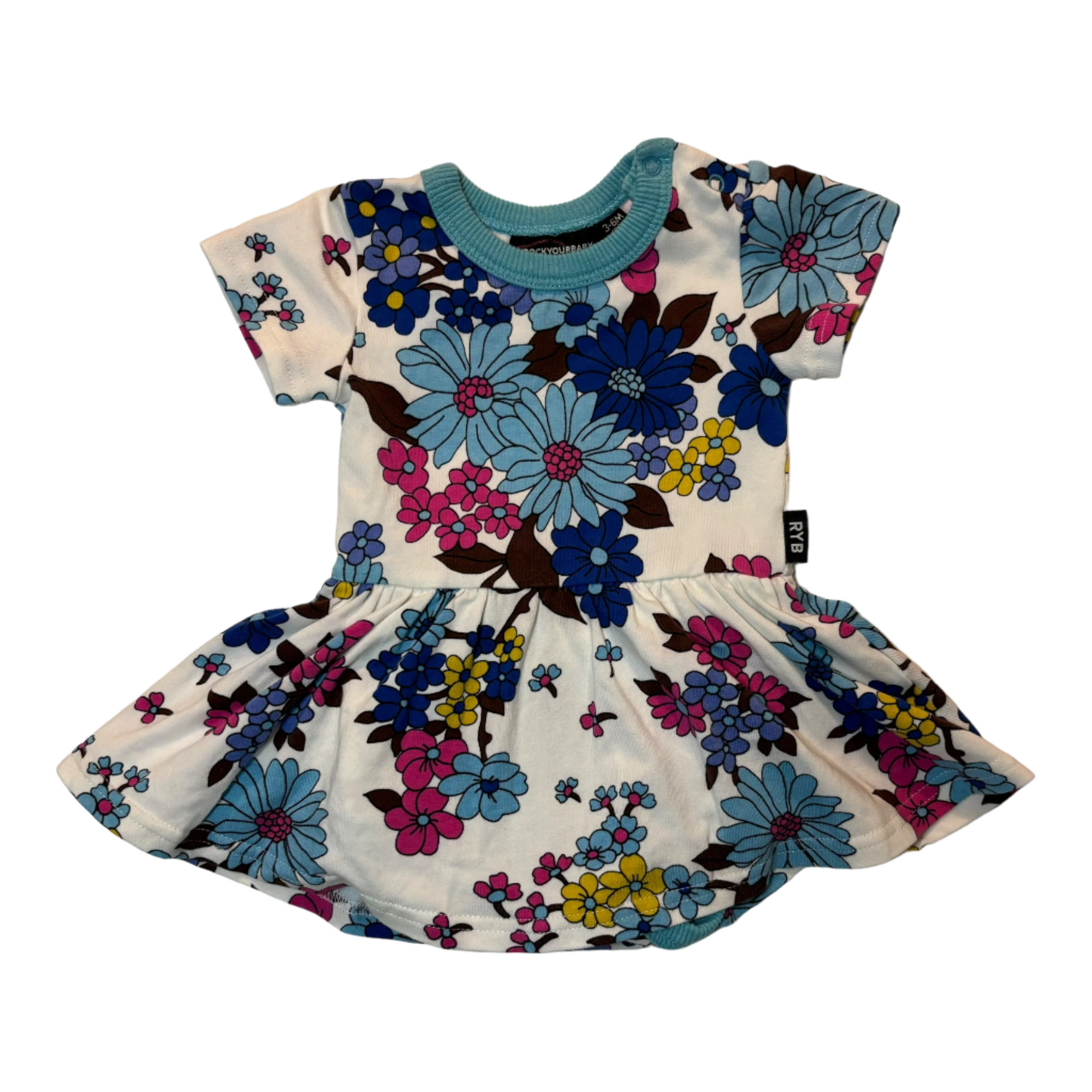 Rock Your Baby Floral Dress, Size 00