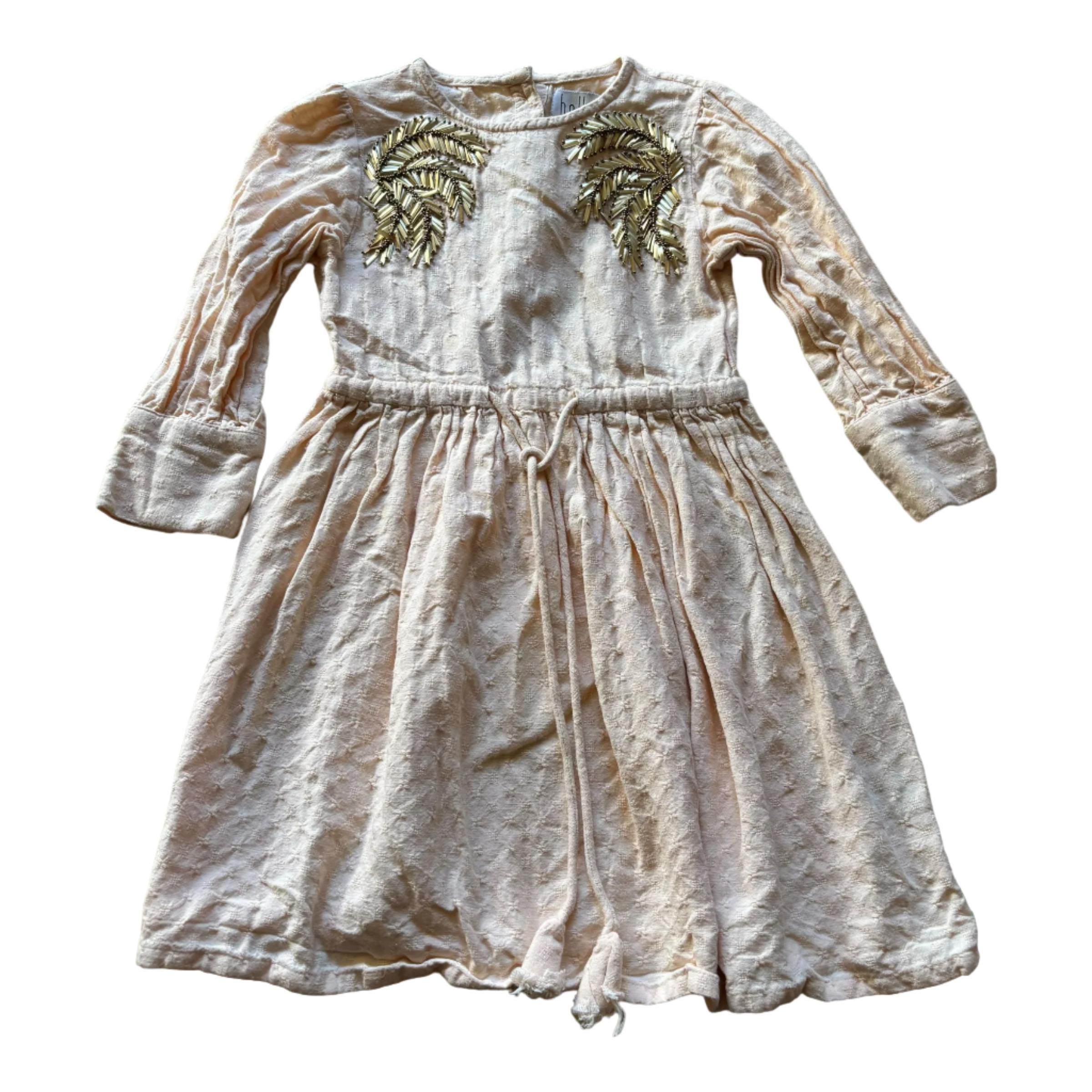 Bella + Lace Long Sleeve Dress, Size 2