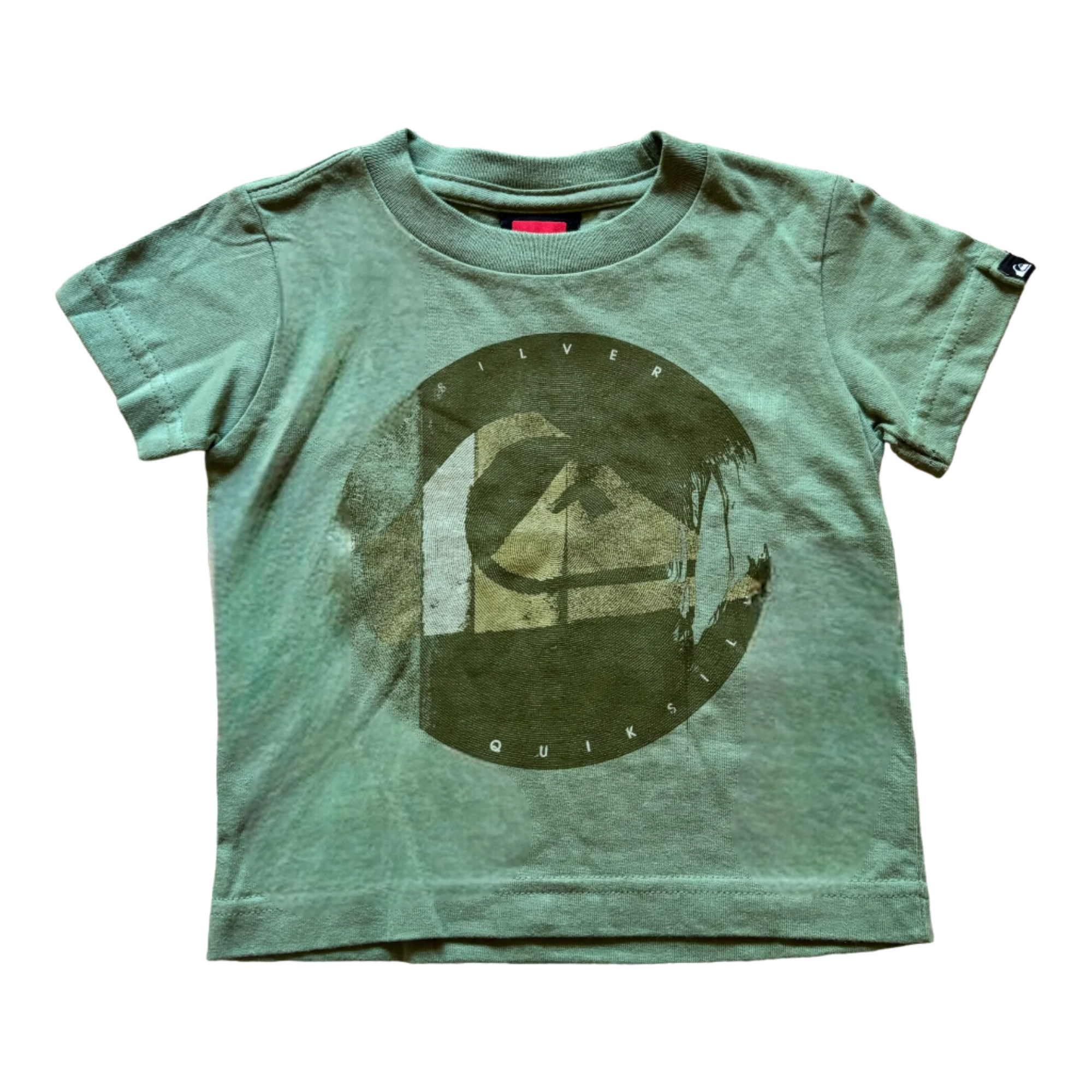 Green Quicksilver Tee, Size 0