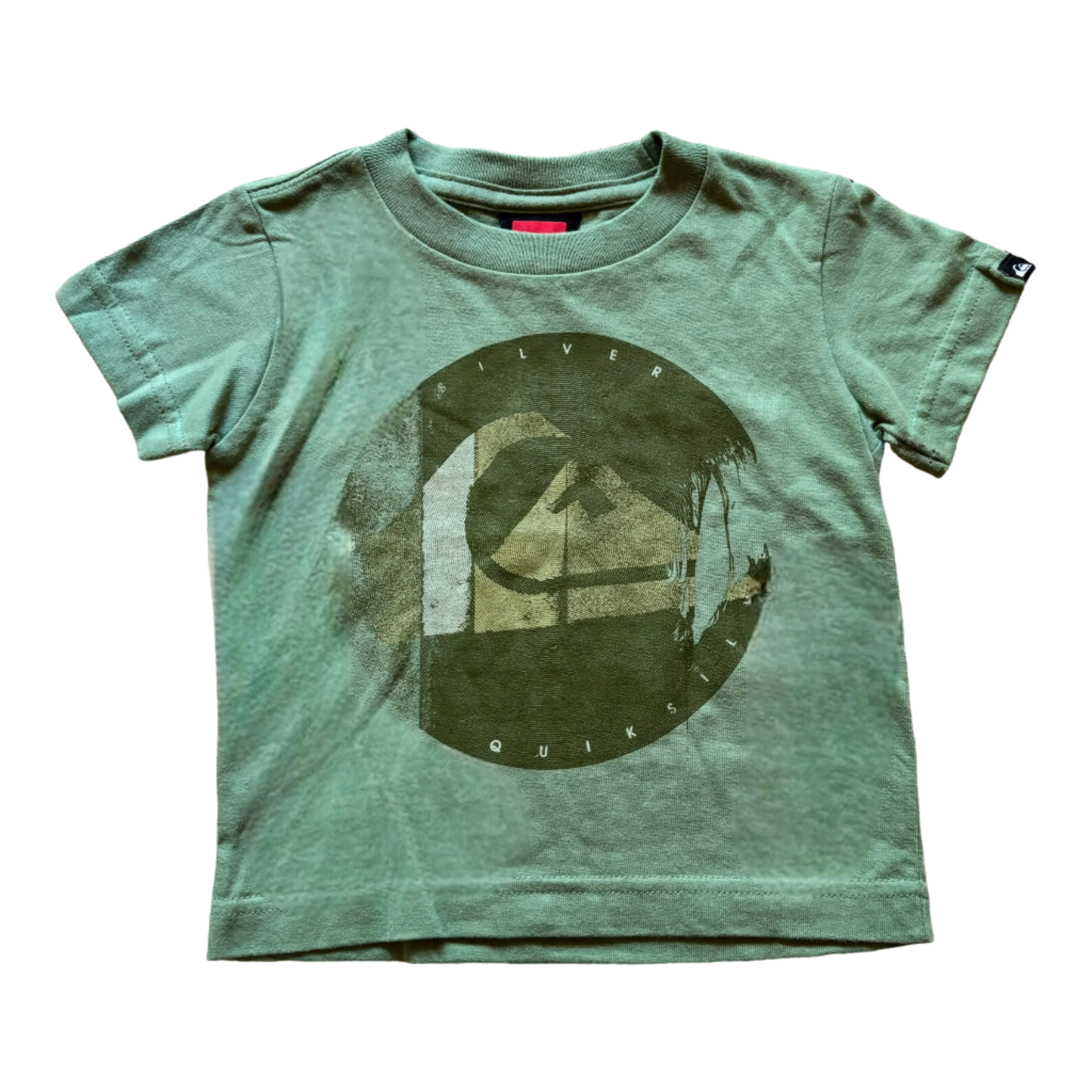 Green Quicksilver Tee, Size 0