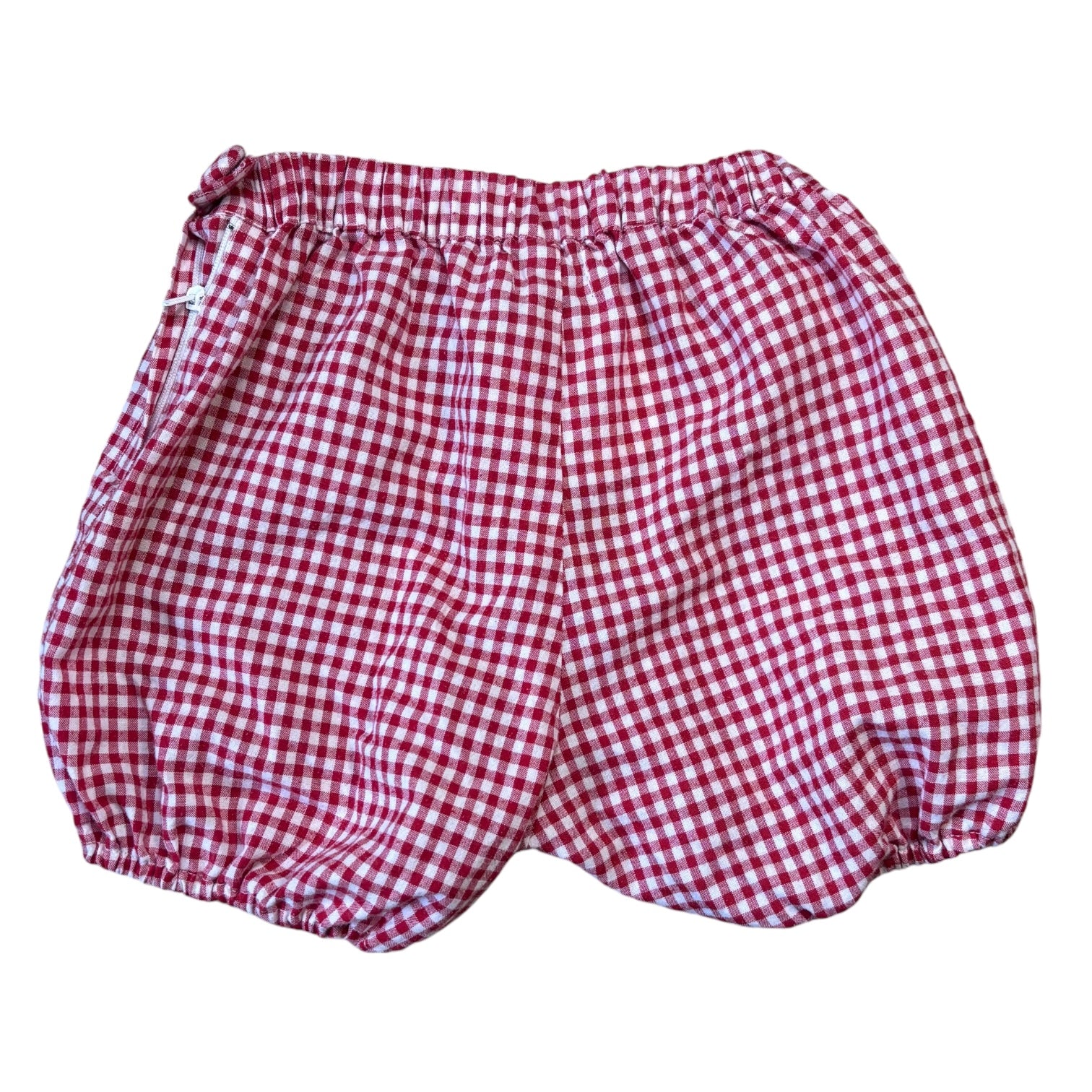 Peggy Red Gingham Bloomer Shorts, Size 4