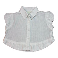 Le Petit Rimm White Shirt, Size 1