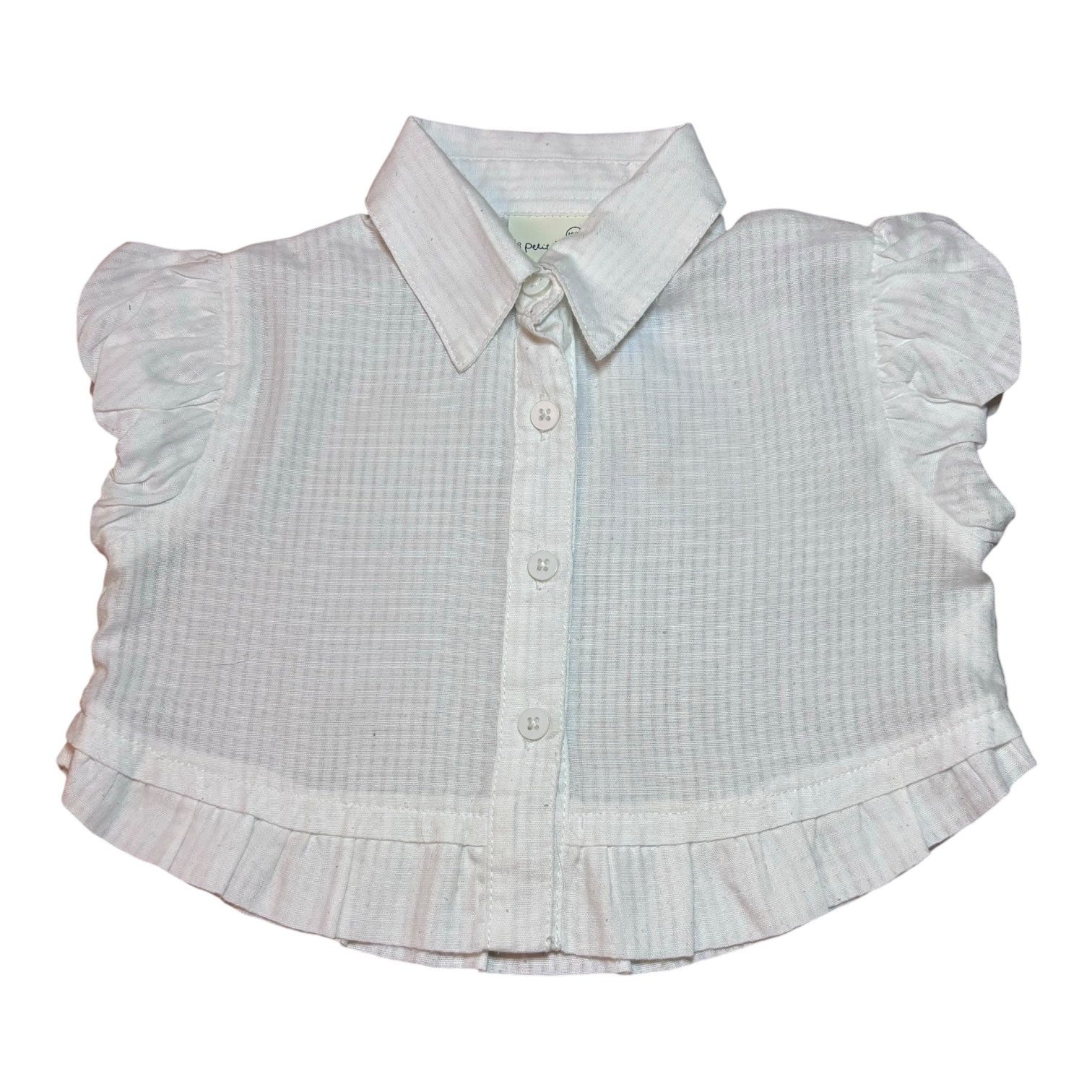 Le Petit Rimm White Shirt, Size 1