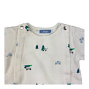 Jacadi Paris White Fleece Lined Onesie, Size 000