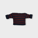Handmade Red and Blue Knit, Newborn