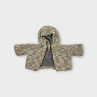 Handmade Reversible Knit Cardigan, Size 000