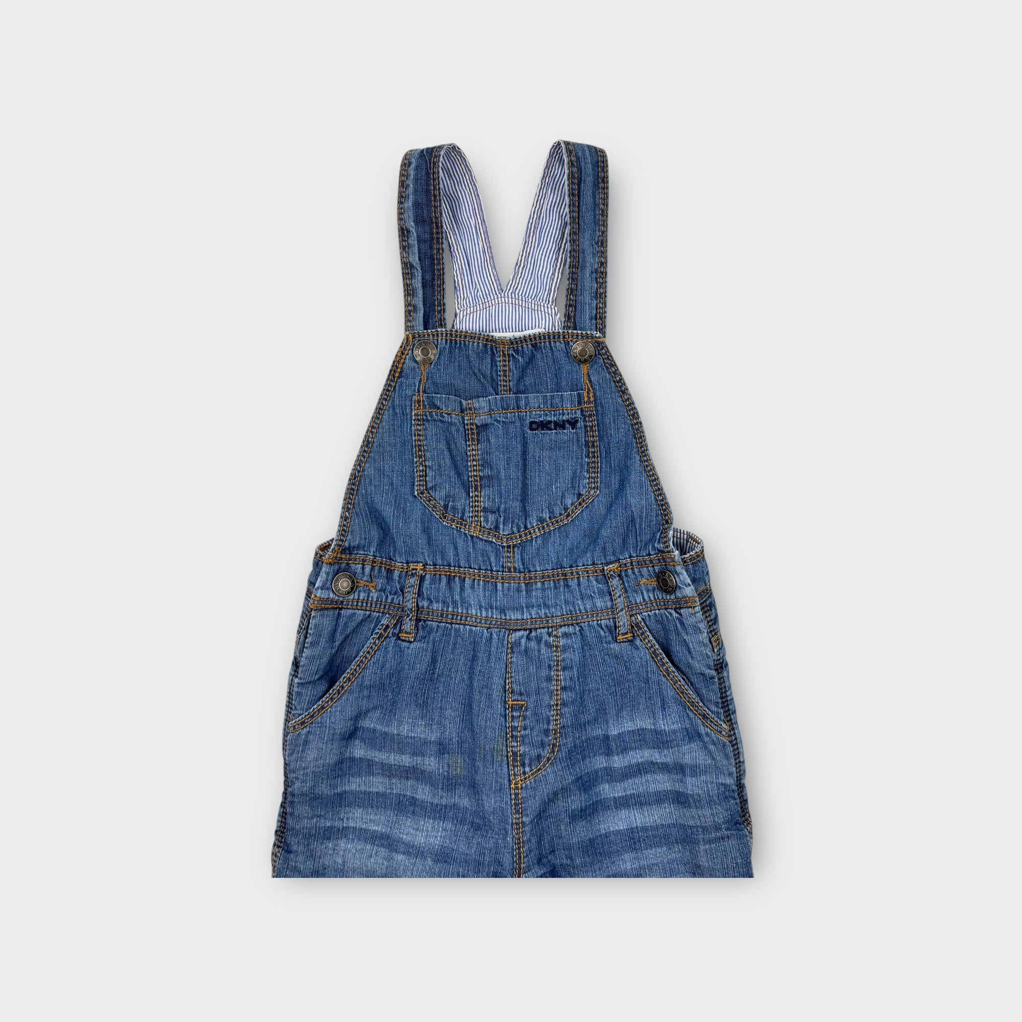DKNY Denim Lined Overalls, Size 1