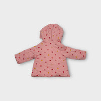 Purebaby Pink Reversible Padded Jacket, Size 000