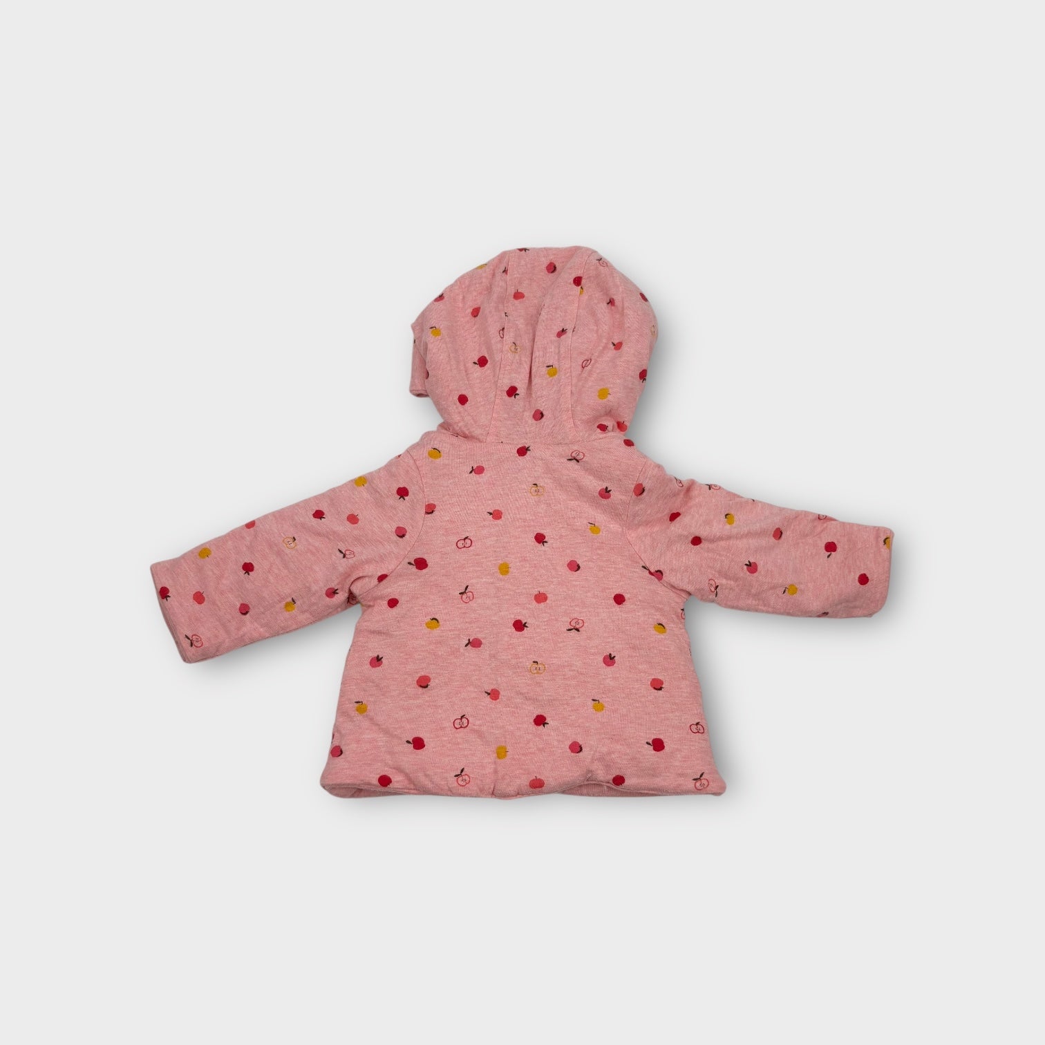 Purebaby Pink Reversible Padded Jacket, Size 000