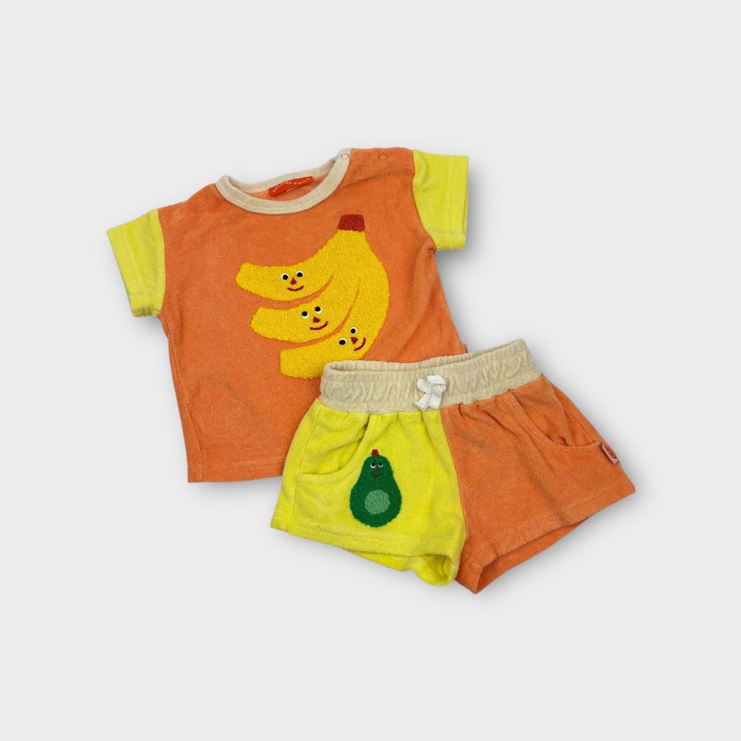 Halcyon Nights Fruit Terry Towelling Set, Size 00
