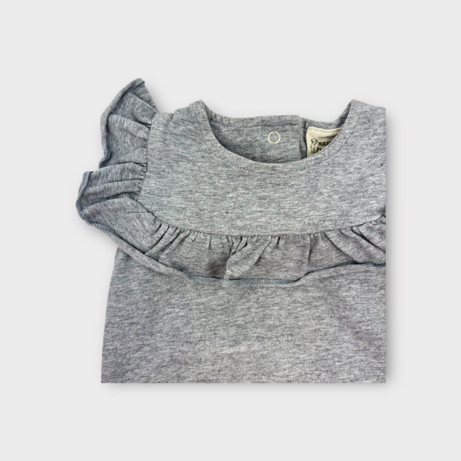 Nature Baby Grey Bodysuit, Size 000
