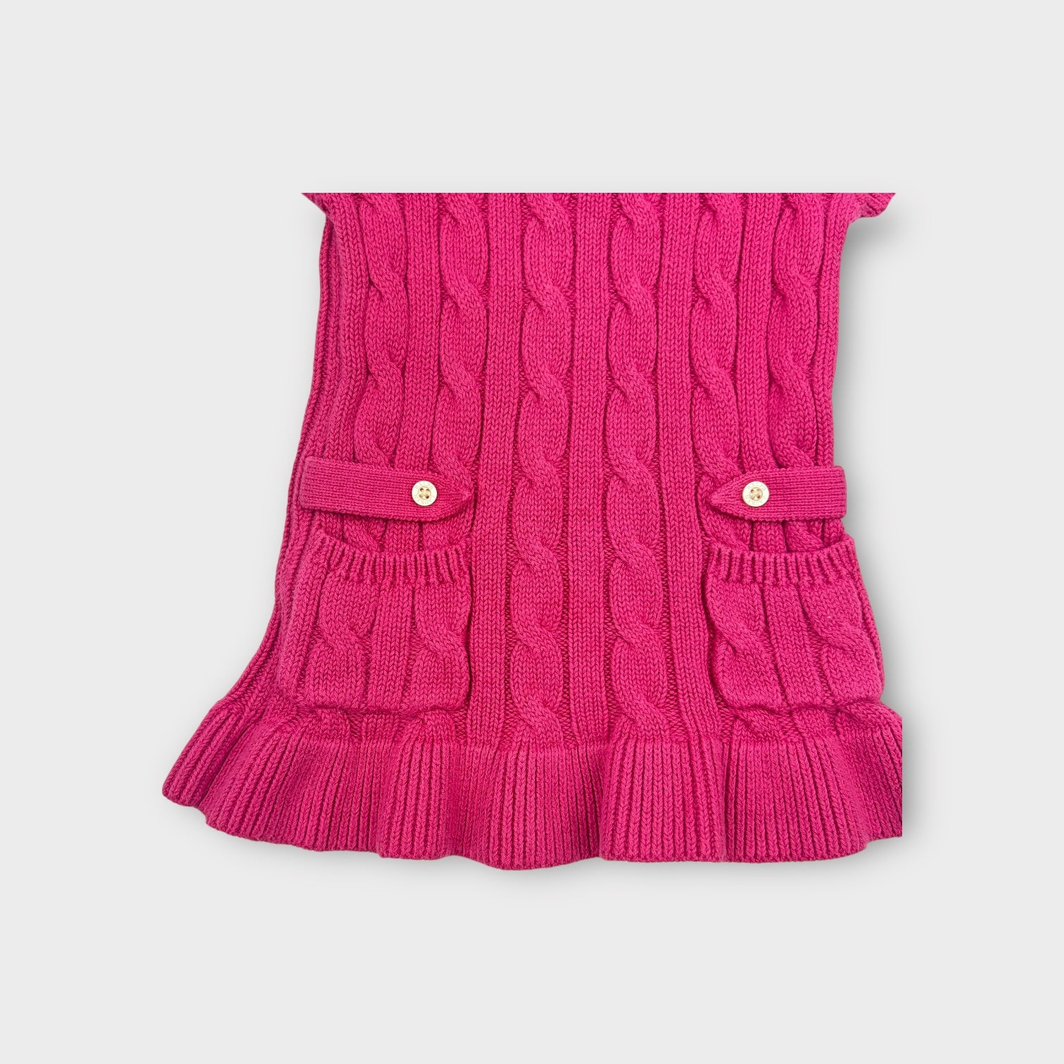 Ralph Lauren Pink Knit Dress, Size 0