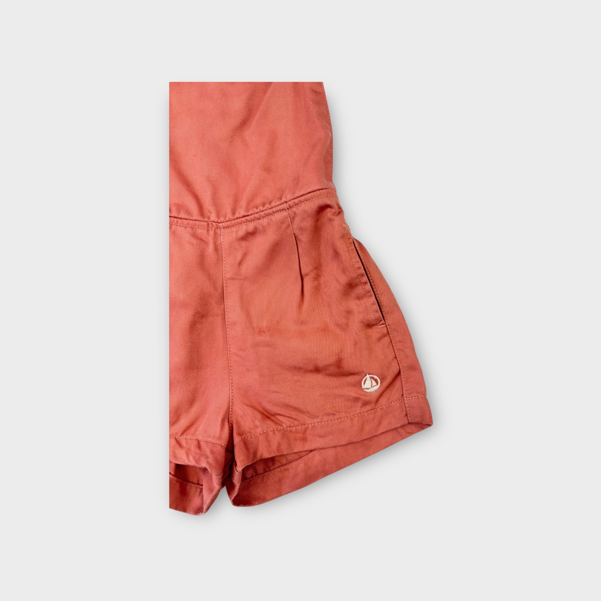 Petit Bateau Pink Shortalls, Size 3