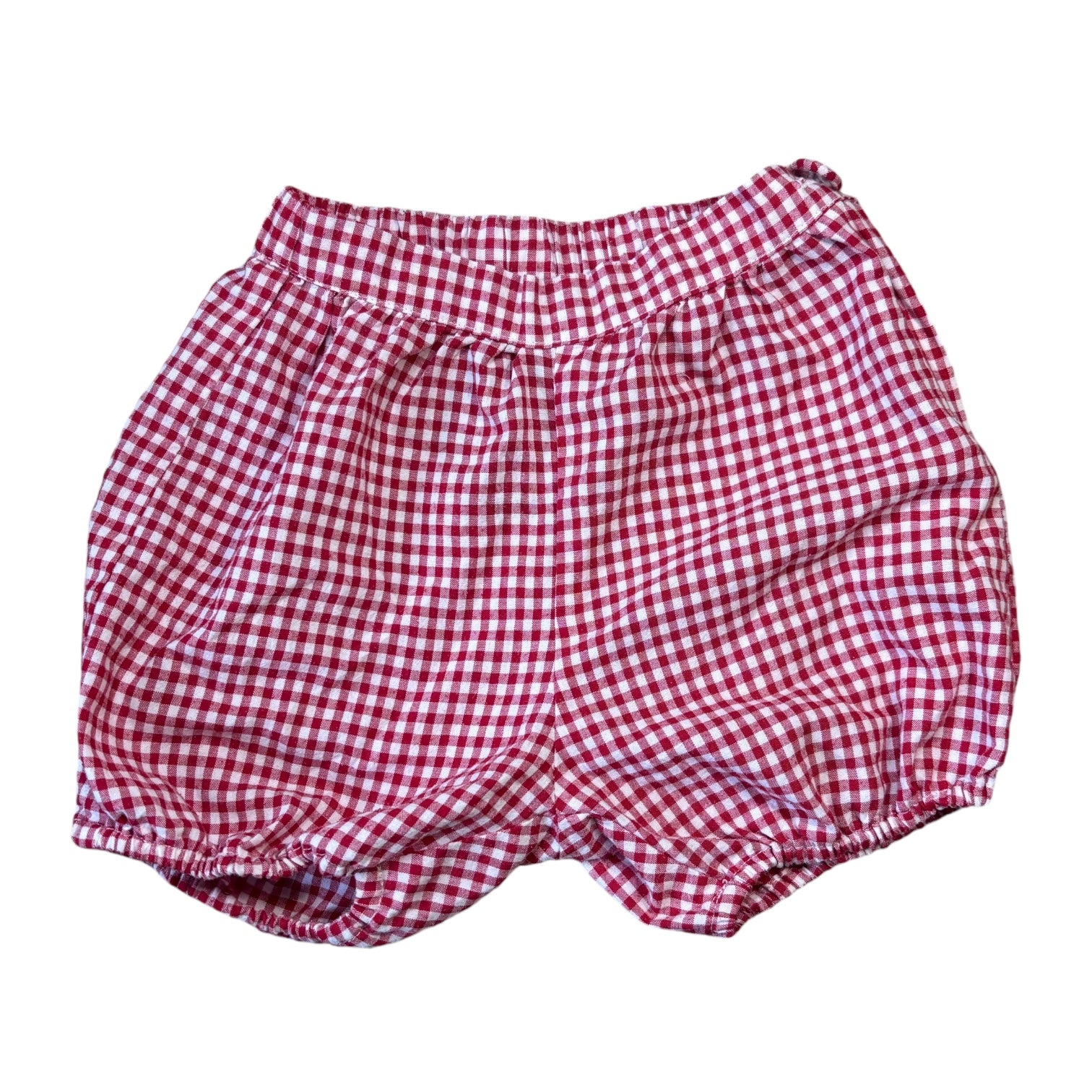 Peggy Red Gingham Bloomer Shorts, Size 4