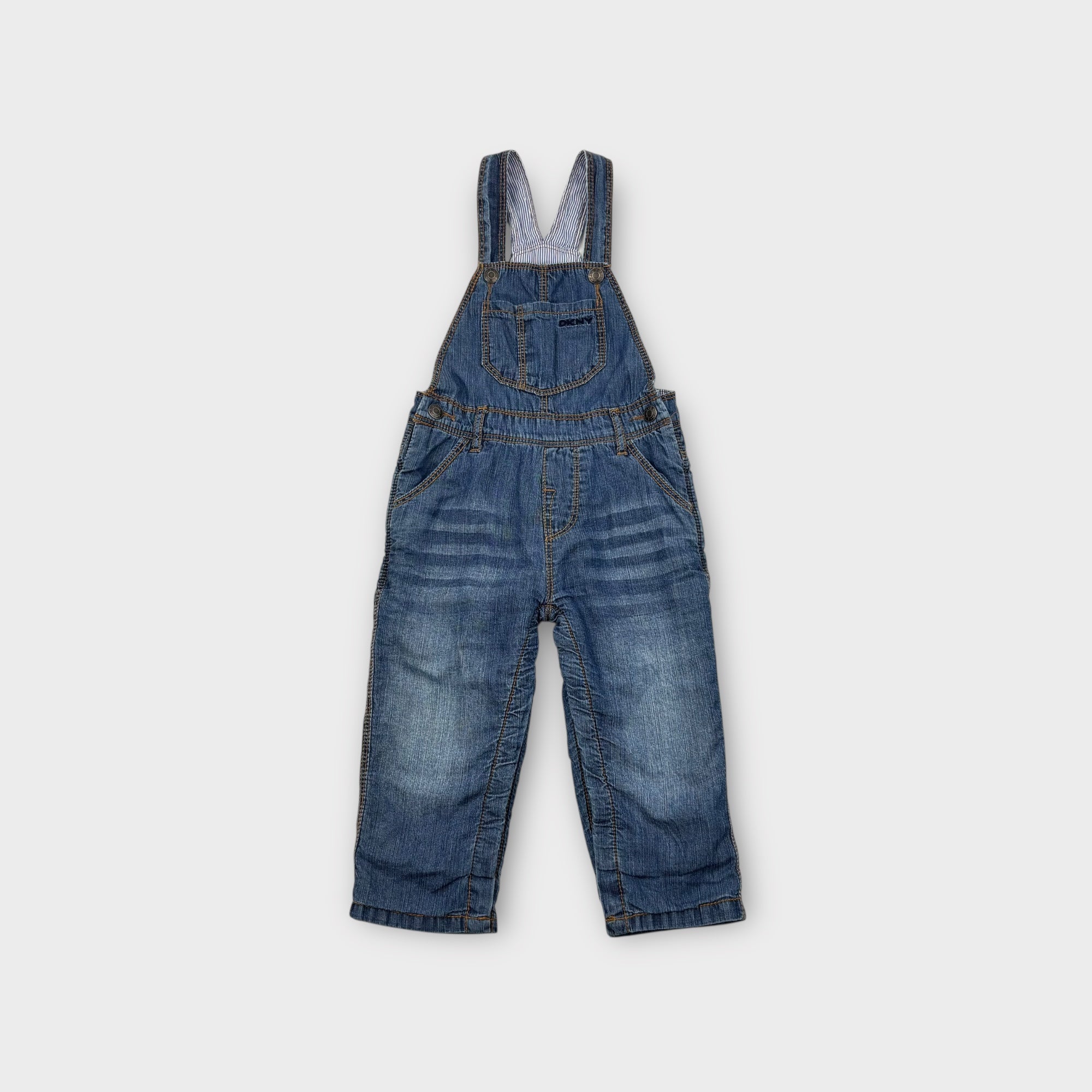 DKNY Denim Lined Overalls, Size 1