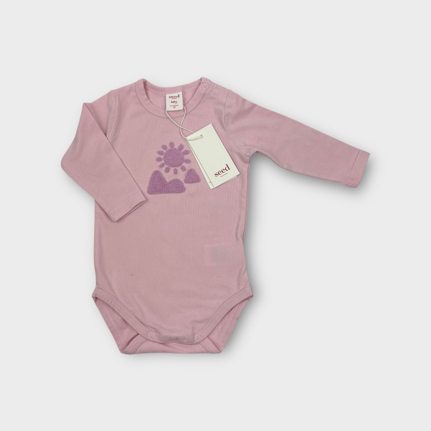 Seed Heritage Pink Mountain Bodysuit, Size 00