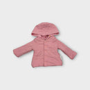 Purebaby Pink Reversible Padded Jacket, Size 000