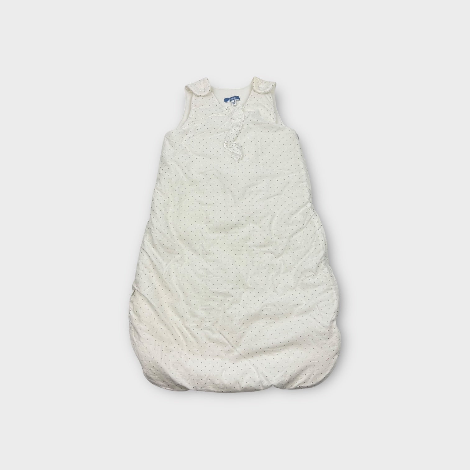 Jacadi Paris White Winter Sleep Sack, Size NB-0