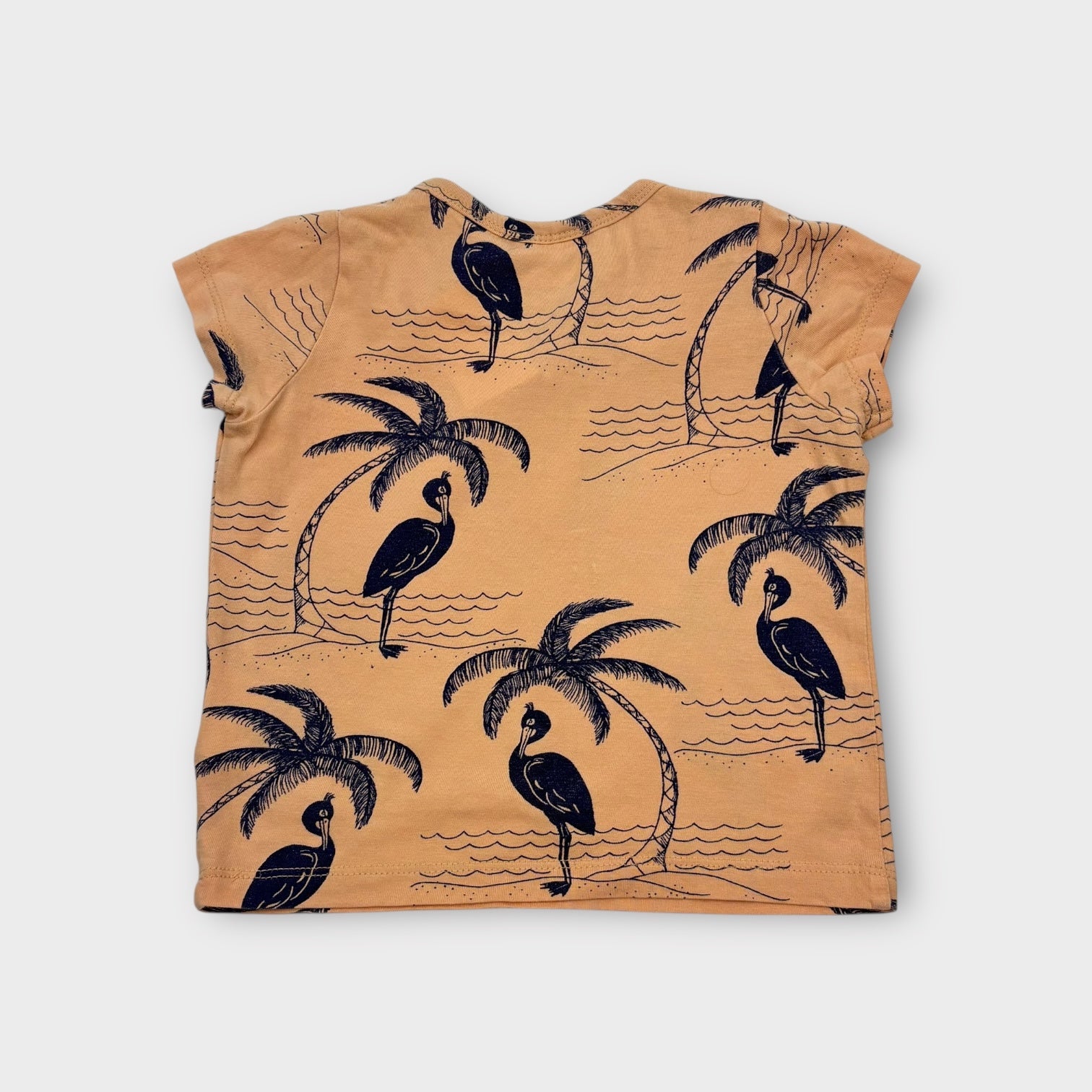 Mini Rodini Bird Print T-Shirt, Size 0