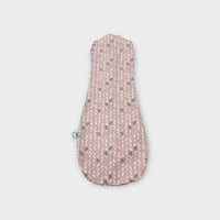 ErgoPouch Pink Leaf Sleep Sack 1.0 Tog, Size 00-0