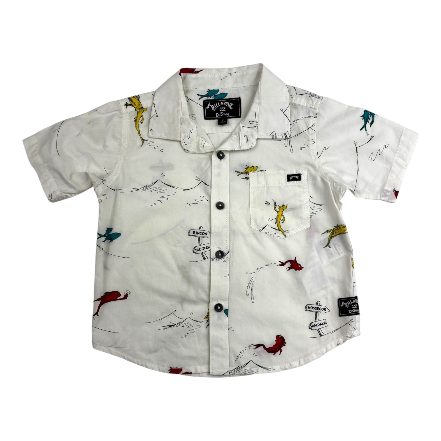 Dr. Suess x Billabong Shirt, Size 2