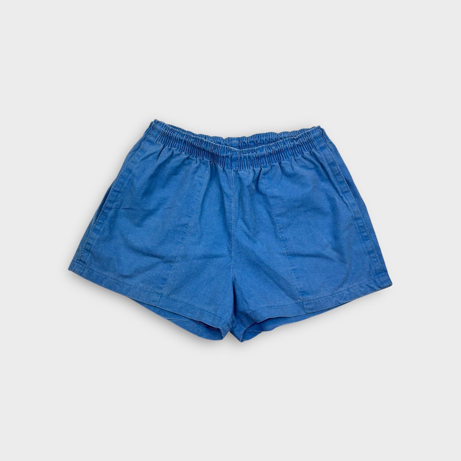 Vintage Blue Drawstring Shorts, Size 8