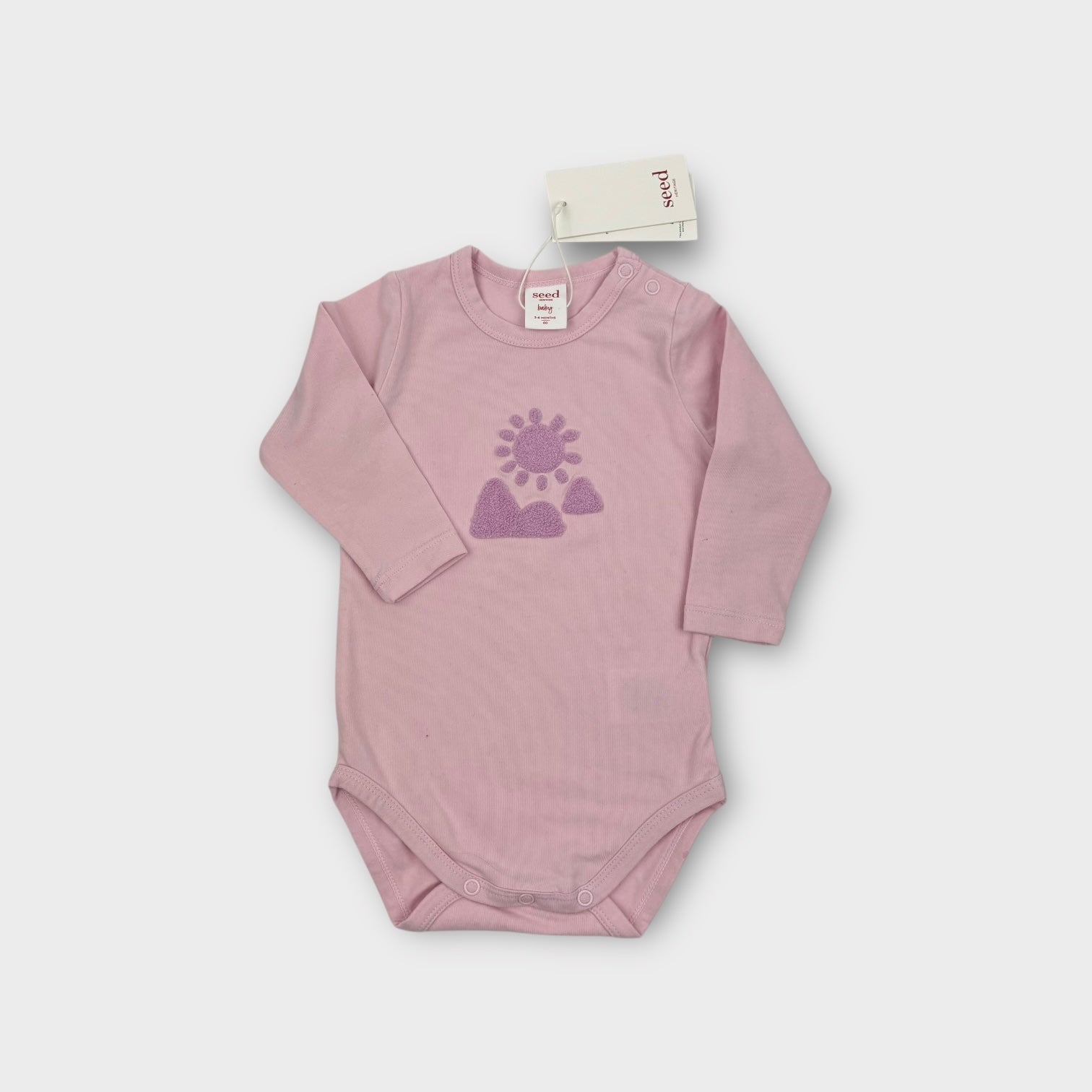 Seed Heritage Pink Mountain Bodysuit, Size 00