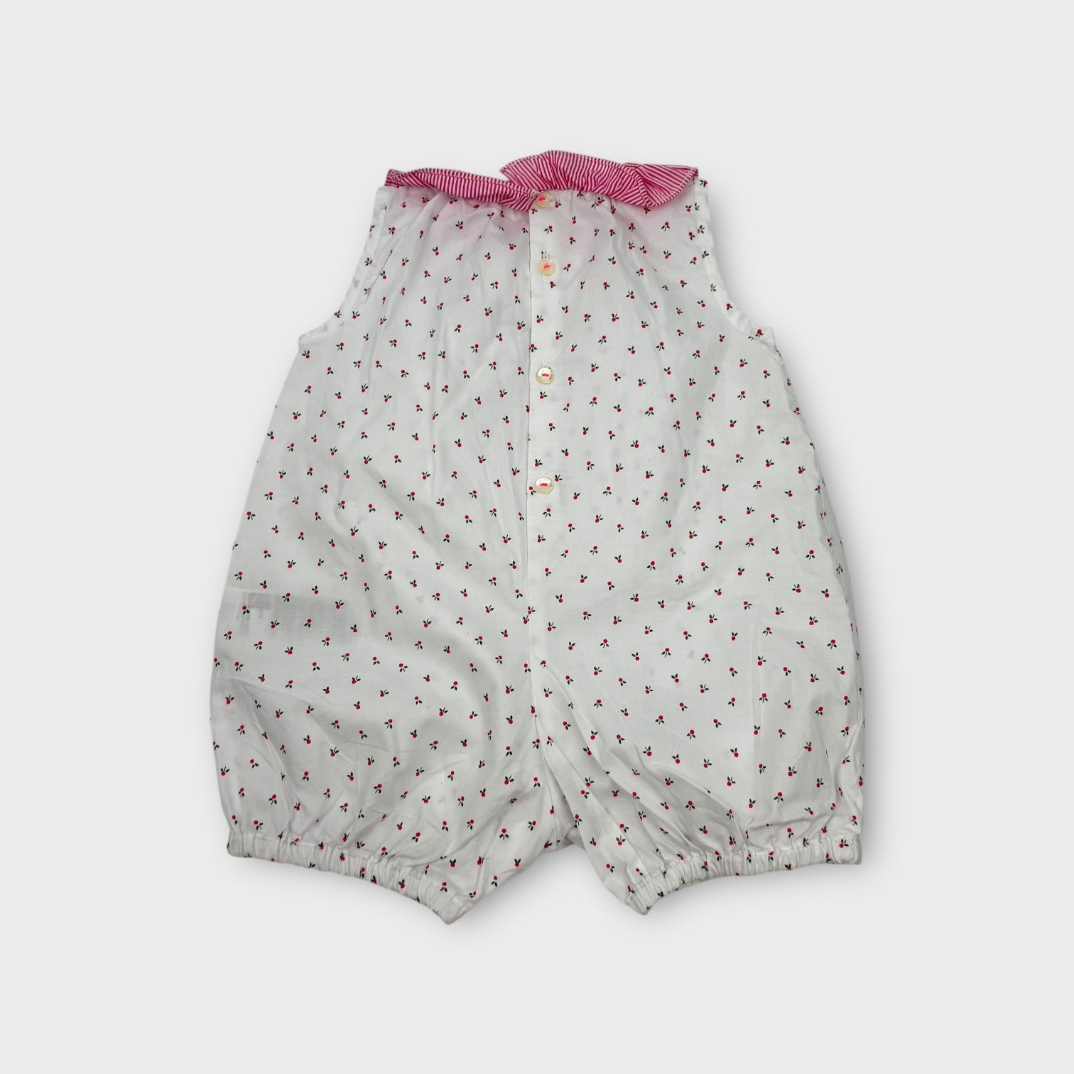 Jacadi Paris Frill Floral Romper, Size 0000