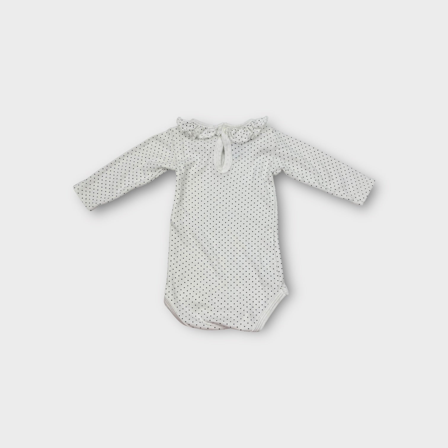 Petit Bateau Polkadot Bodysuit, Size 000