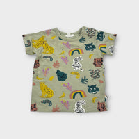 Phoenix & the Fox Animal Print T-Shirt, Size 0