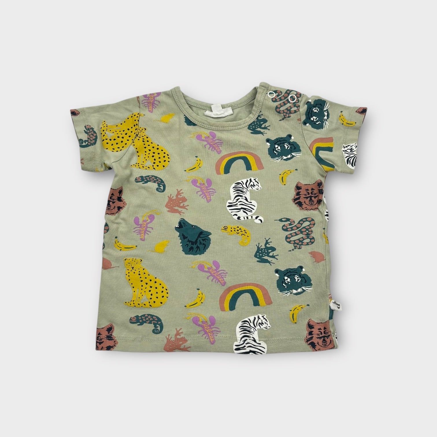 Phoenix & the Fox Animal Print T-Shirt, Size 0